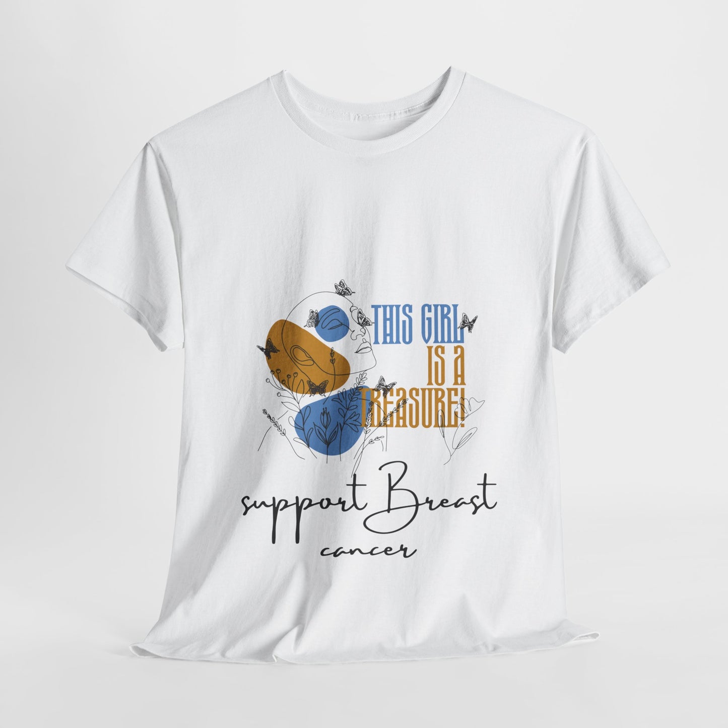 Unisex Heavy Cotton (Support Breast Cancer) T-shirt
