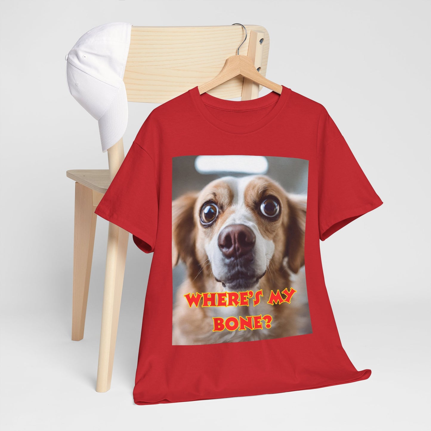 Unisex Heavy Cotton (Where's my Bone?) T-shirt