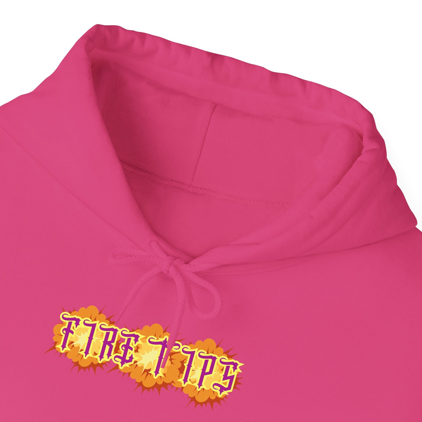 Unisex Heavy Blend™ Hooded Graphic design (Fire Tips) Sweatshirt