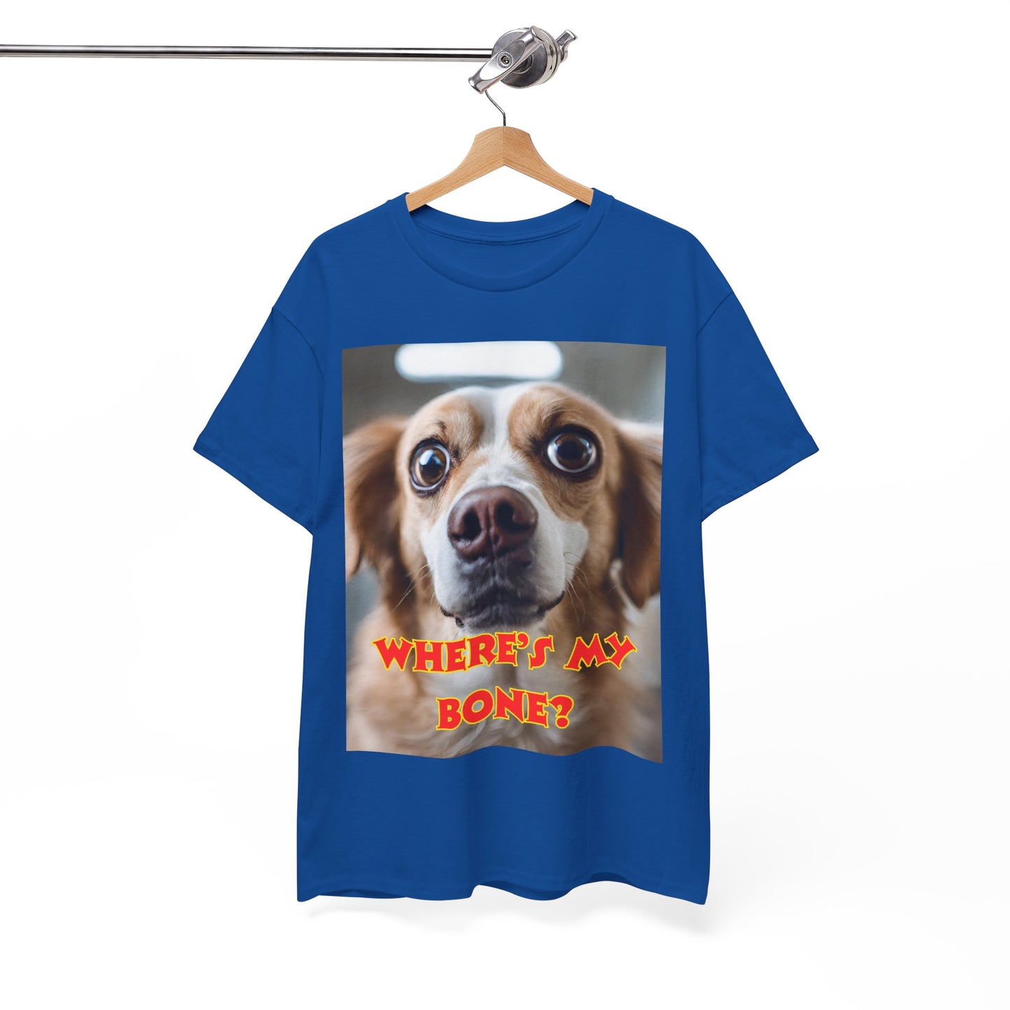 Unisex Heavy Cotton (Where's my Bone?) T-shirt