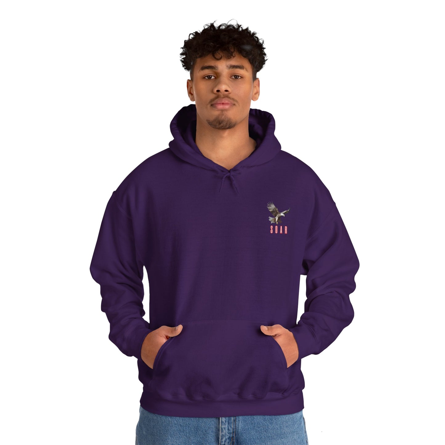 Unisex Heavy Blend™ Hooded Graphic Design (SOAR) Sweatshirt