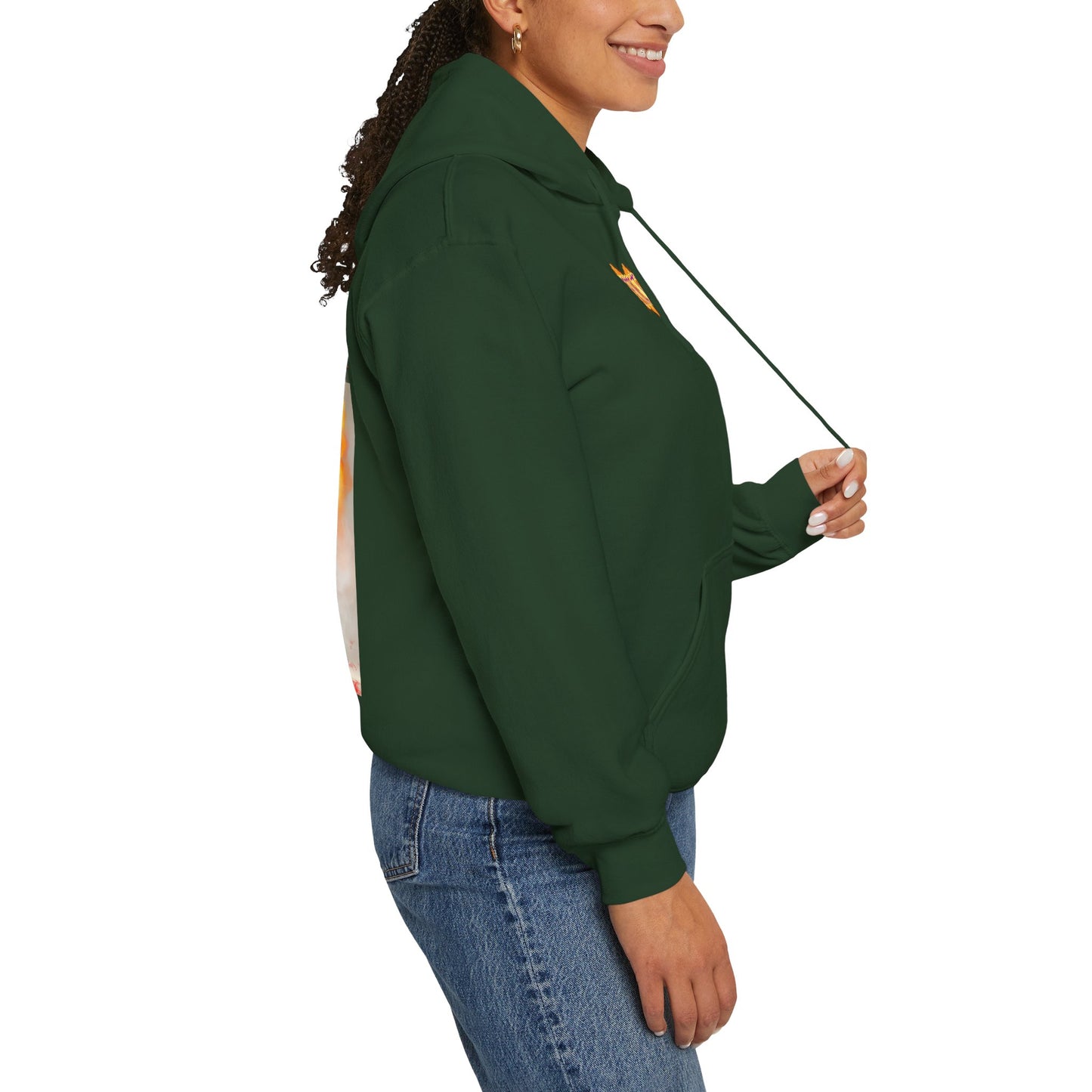 Unisex Heavy Blend™ Hooded Graphic design (Fire Tips) Sweatshirt