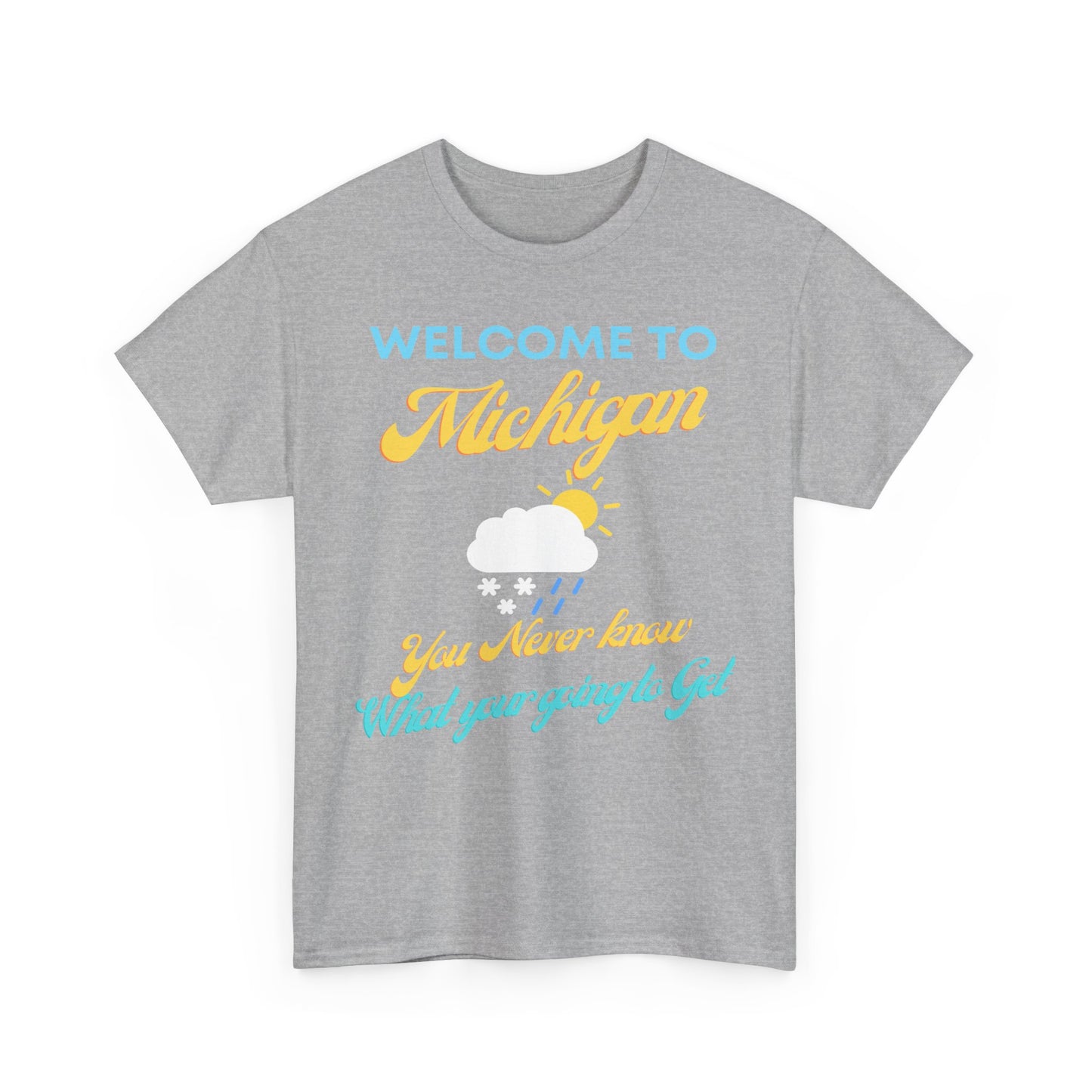 Unisex Heavy Cotton (Welcome To Michigan) T-shirt