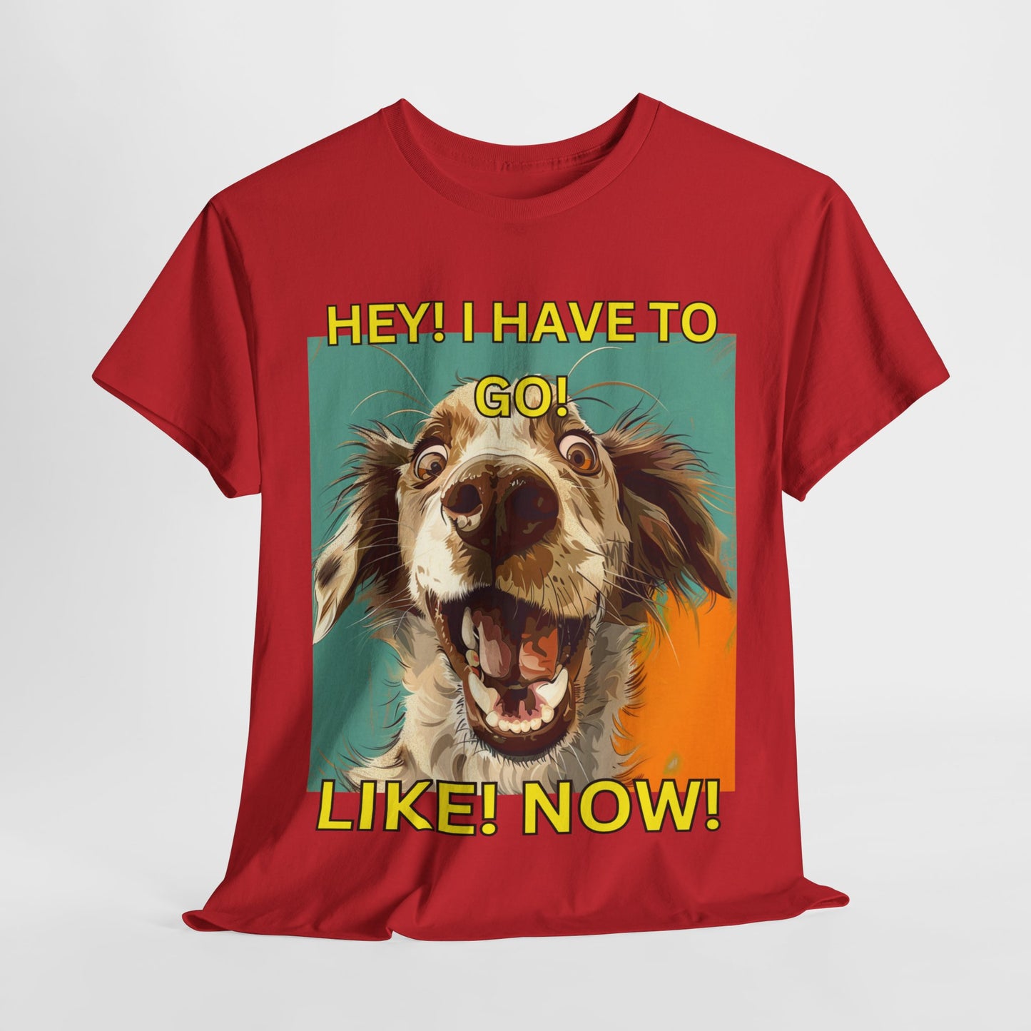 Unisex Heavy Cotton design (HEY I Got To Go) T-shirt