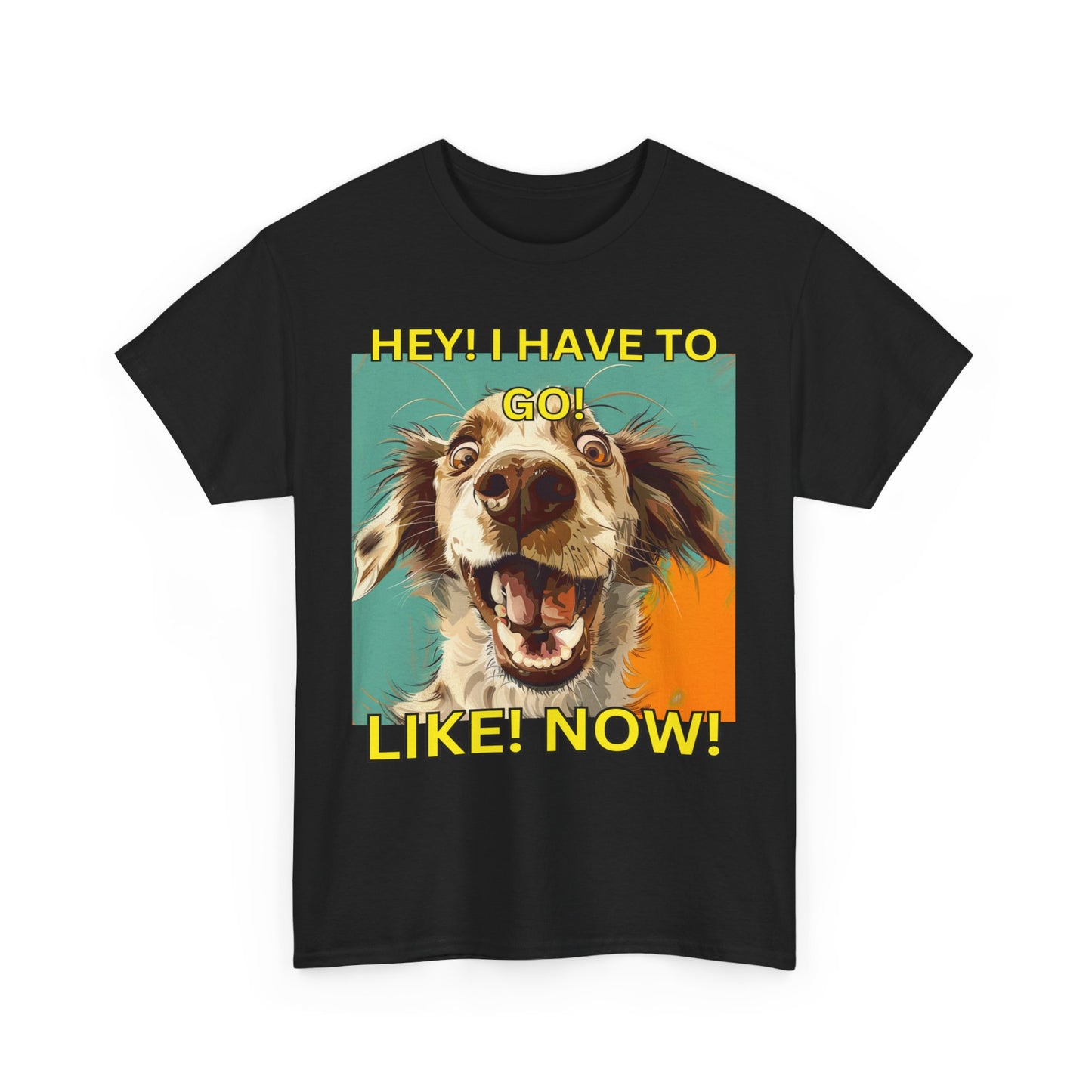 Unisex Heavy Cotton design (HEY I Got To Go) T-shirt