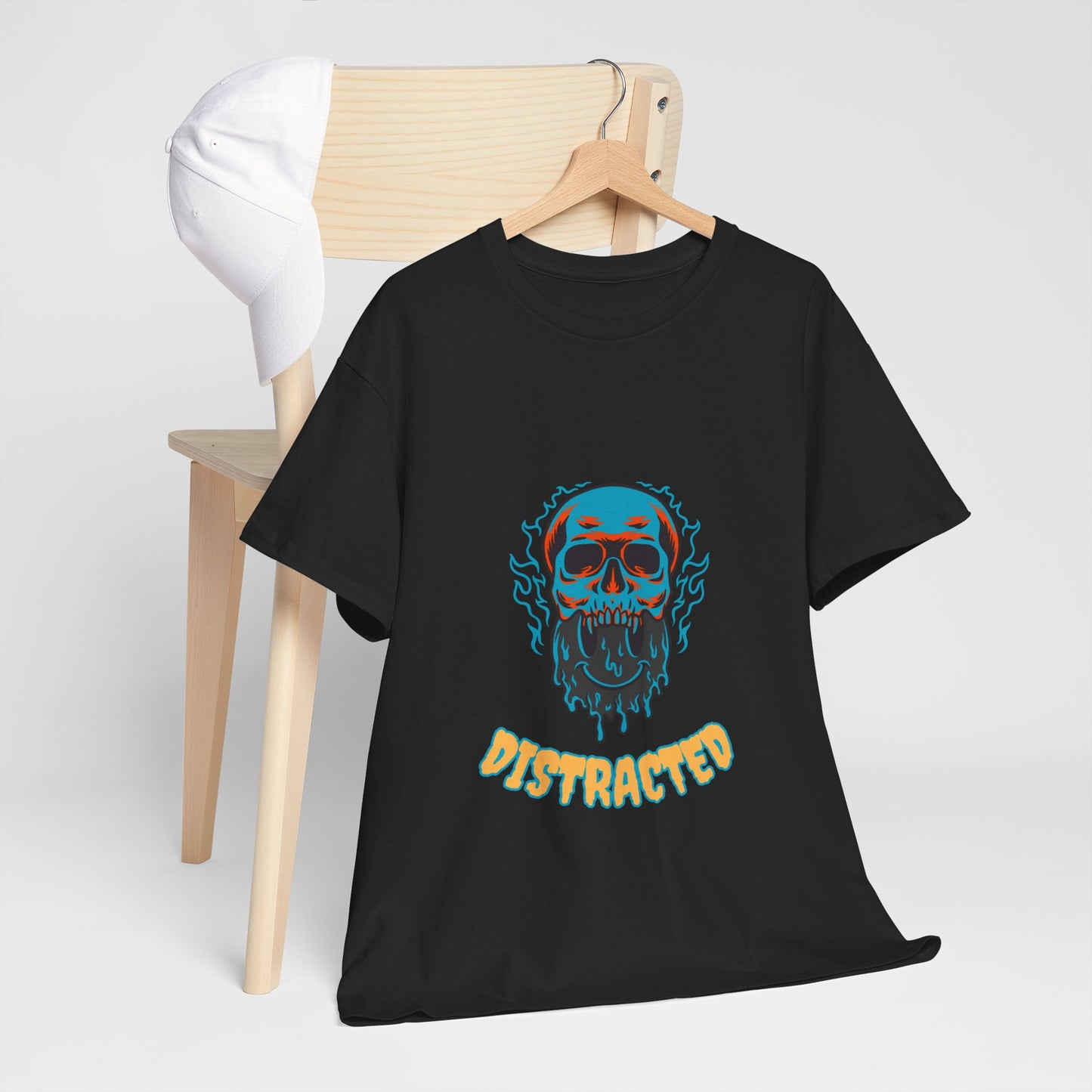 Unisex Heavy Cotton design (Distracted) T-shirt