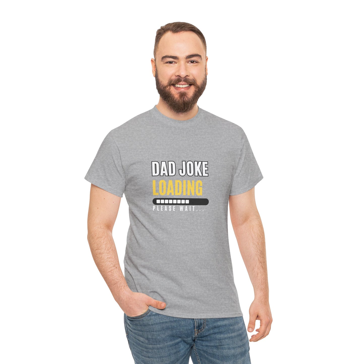 Unisex Heavy Cotton design (Dad Joke Loading) T-shirt
