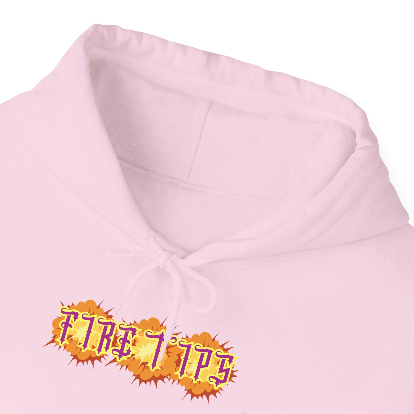 Unisex Heavy Blend™ Hooded Graphic design (Fire Tips) Sweatshirt