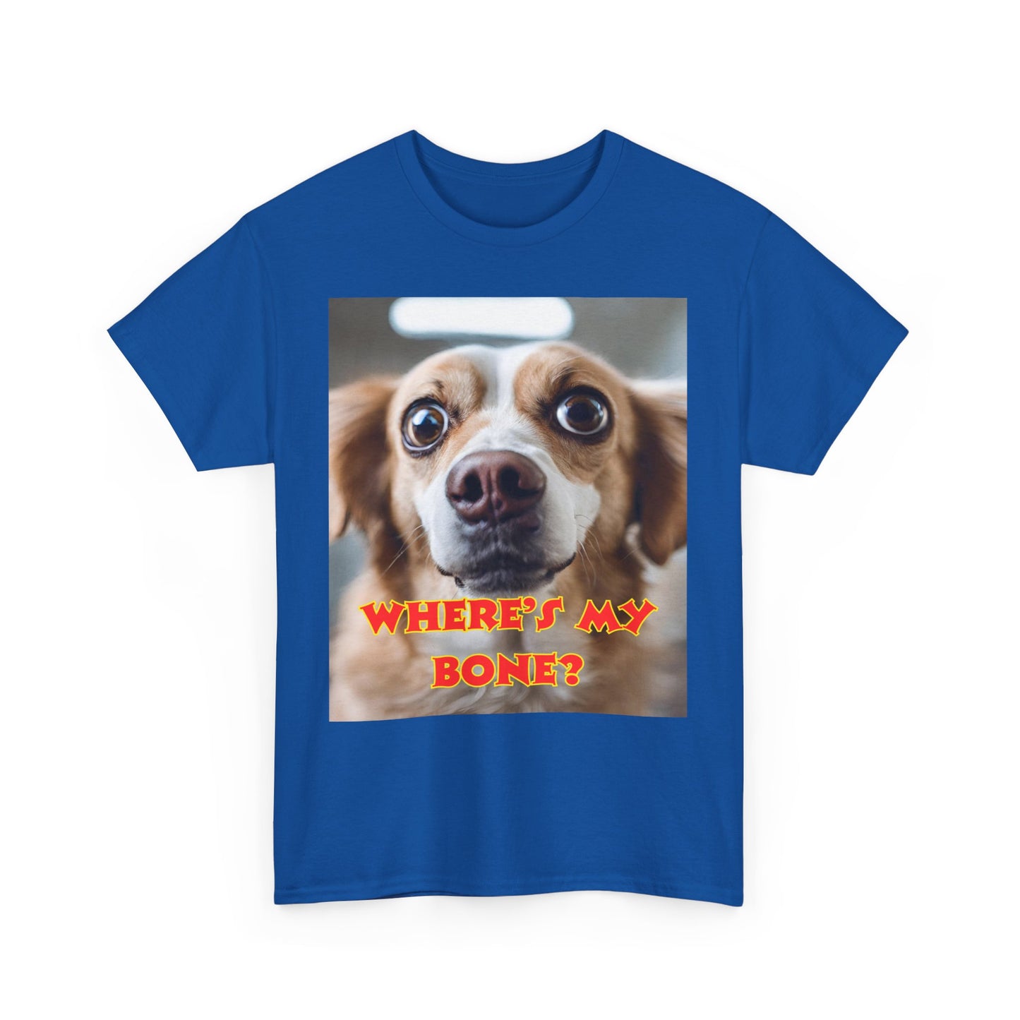 Unisex Heavy Cotton (Where's my Bone?) T-shirt