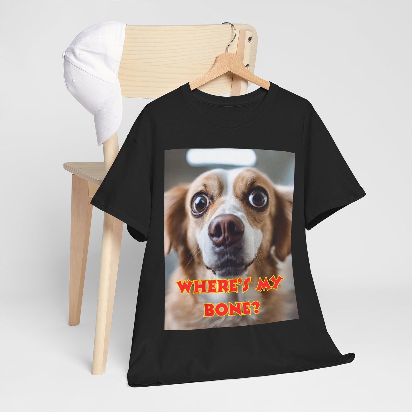 Unisex Heavy Cotton (Where's my Bone?) T-shirt