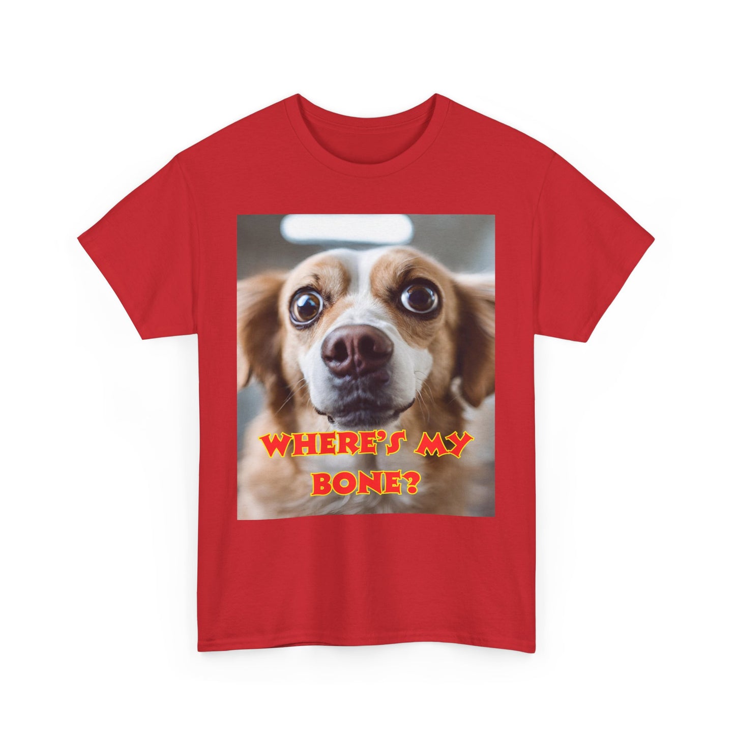 Unisex Heavy Cotton (Where's my Bone?) T-shirt