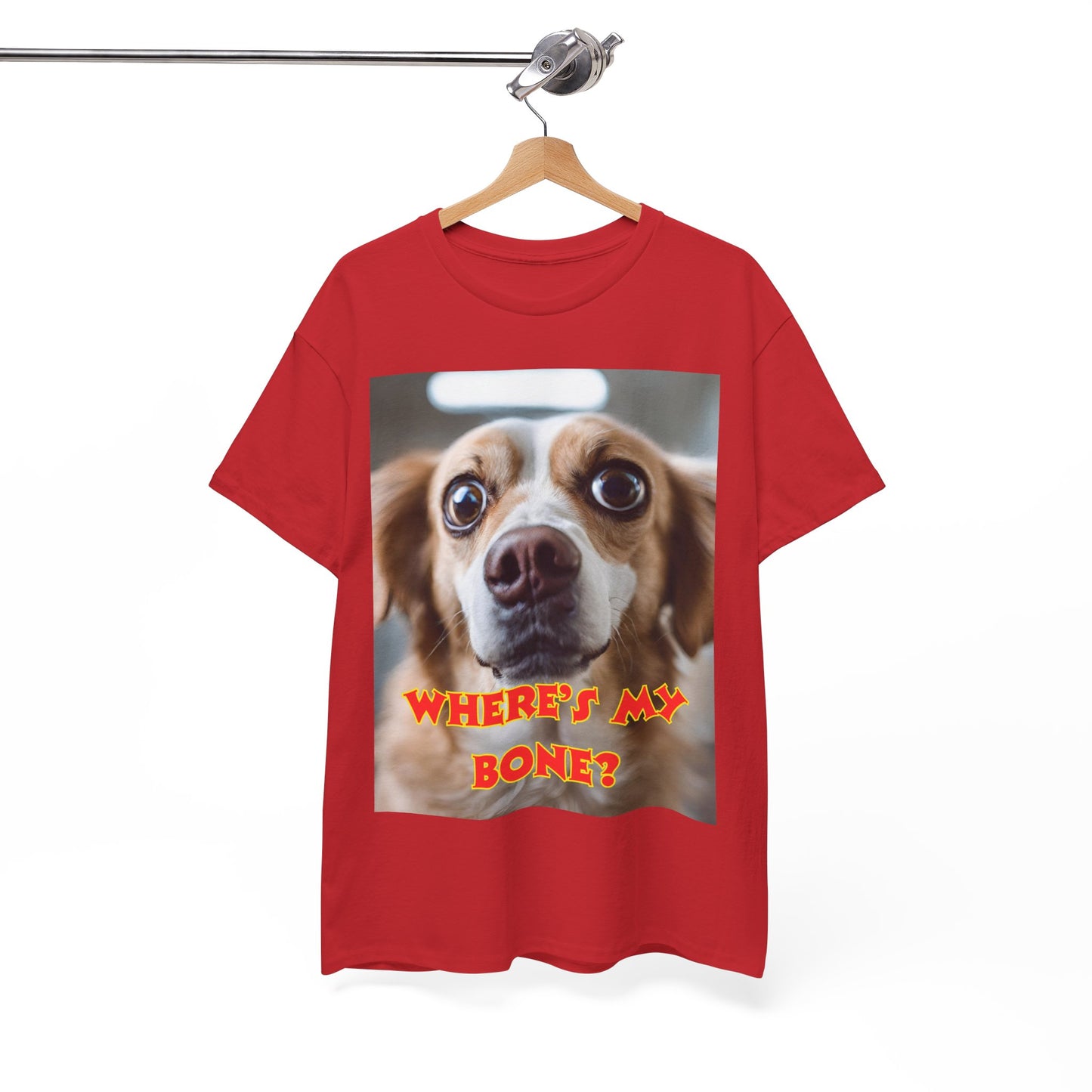 Unisex Heavy Cotton (Where's my Bone?) T-shirt