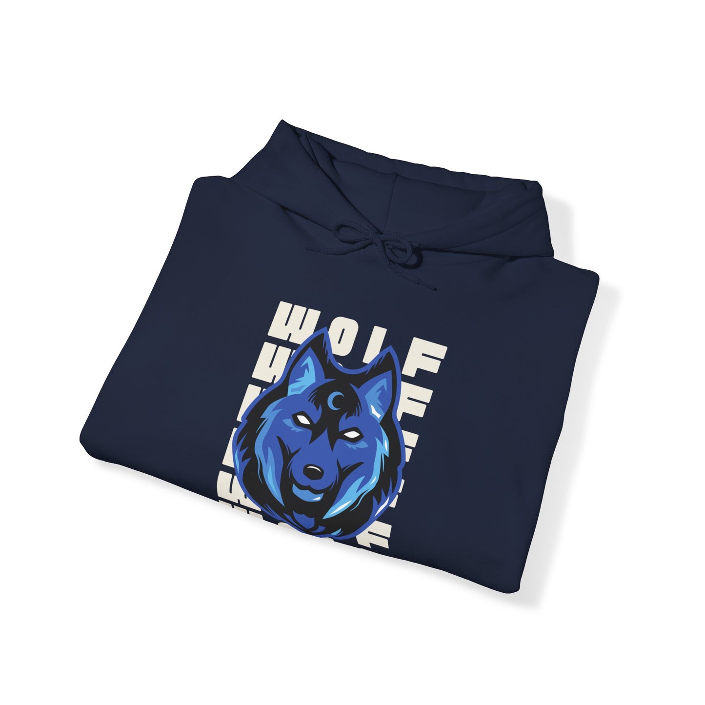 Unisex Heavy Blend™ Graphic Design (WOLF) Hooded Sweatshirt