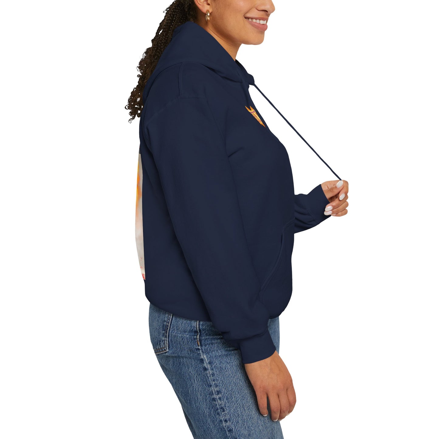 Unisex Heavy Blend™ Hooded Graphic design (Fire Tips) Sweatshirt