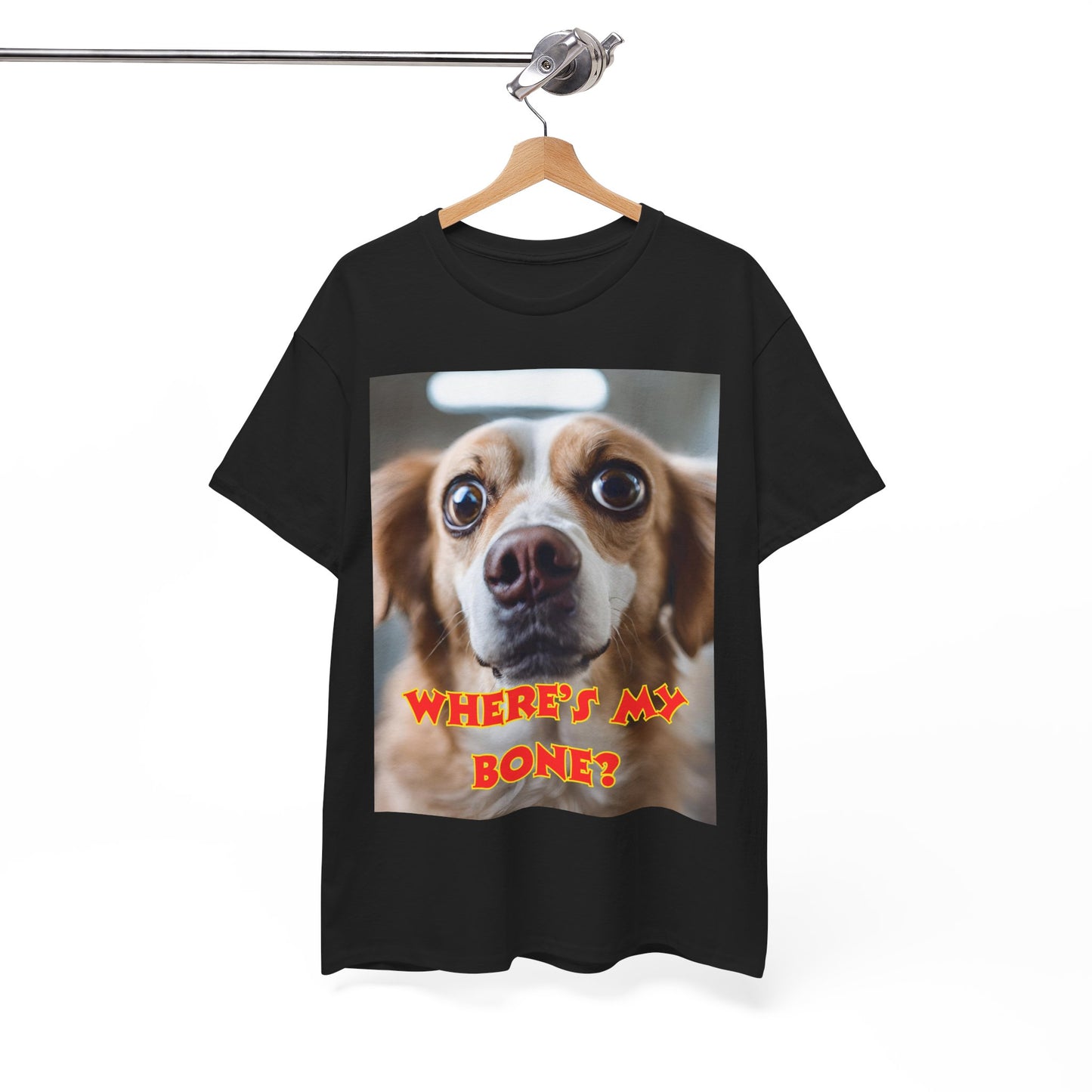 Unisex Heavy Cotton (Where's my Bone?) T-shirt