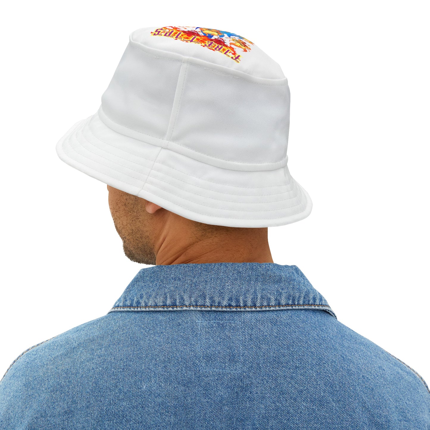 Bucket Hat Graphic design (Fire Tips) (AOP)
