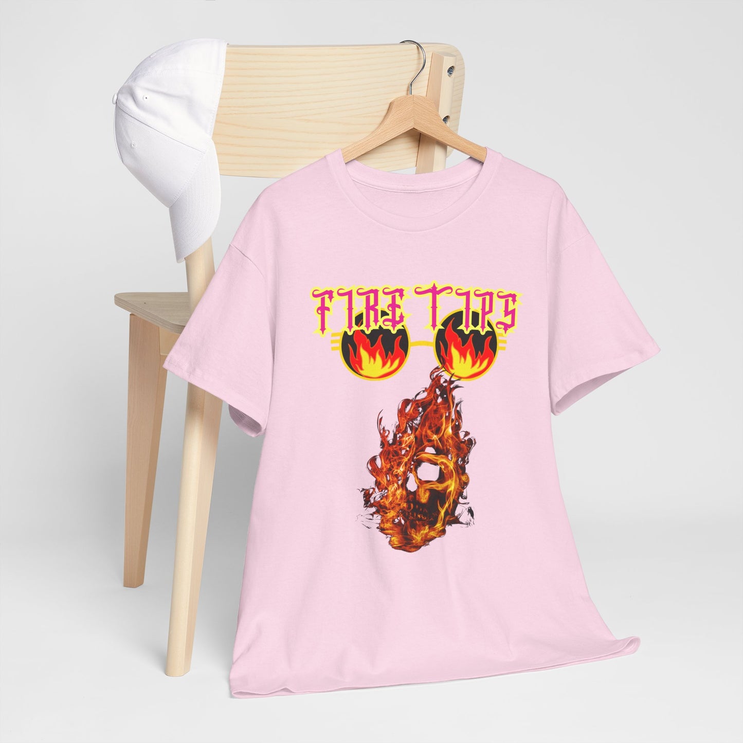 Unisex Heavy Cotton Graphic design (Fire Tips) T-shit