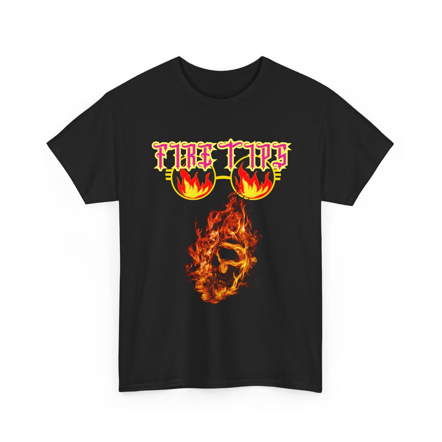 Unisex Heavy Cotton Graphic design (Fire Tips) T-shit