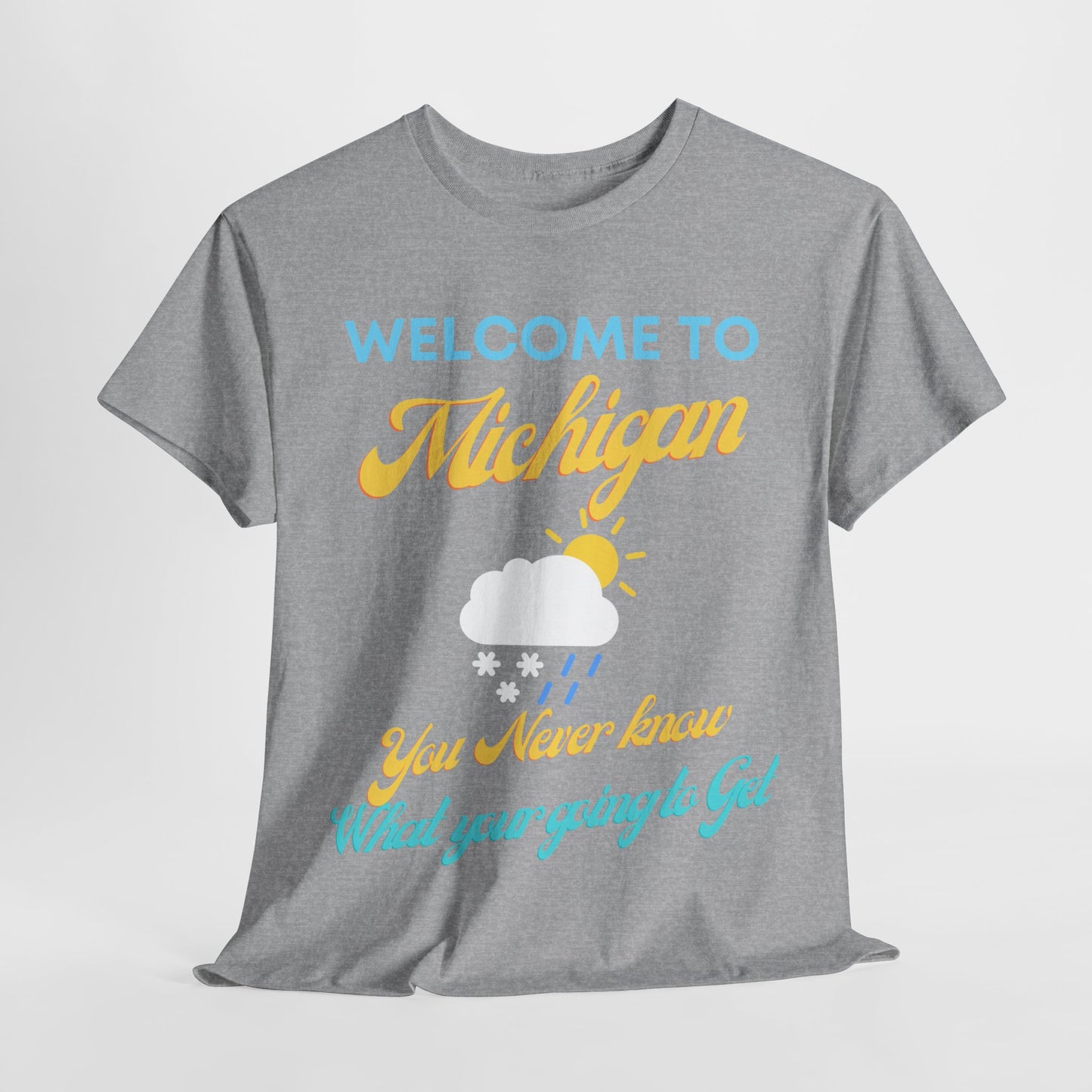 Unisex Heavy Cotton (Welcome To Michigan) T-shirt