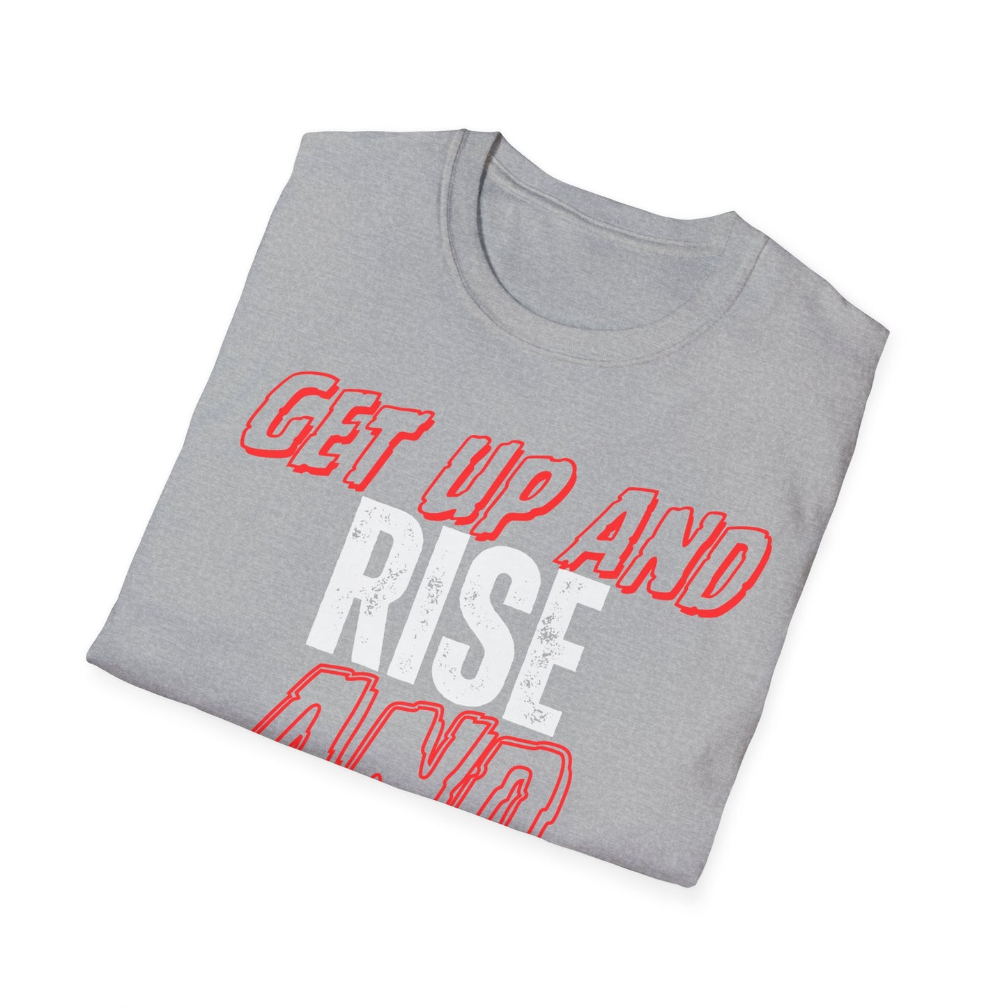 Unisex Softstyle design (RISE AND GRIND) T-Shirt