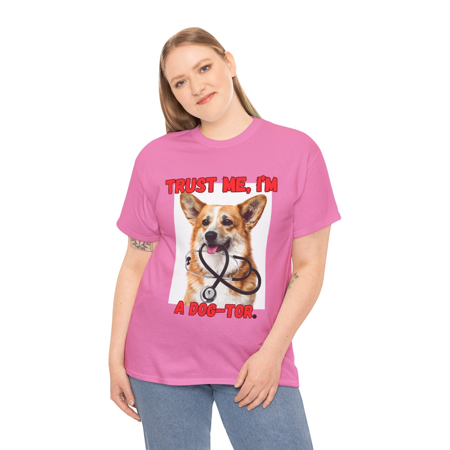 Unisex Heavy Cotton Graphic Design (DOG JOKE) T-shirt