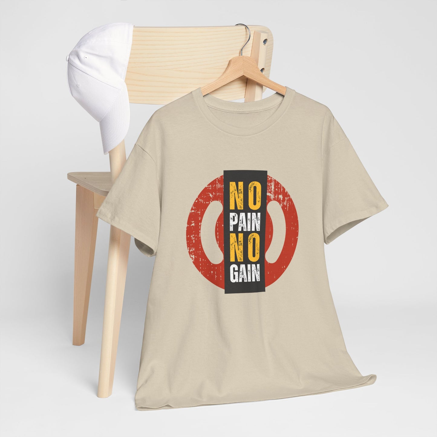 Unisex Heavy Cotton Graphic design (No Pain No Gain) T-shirt