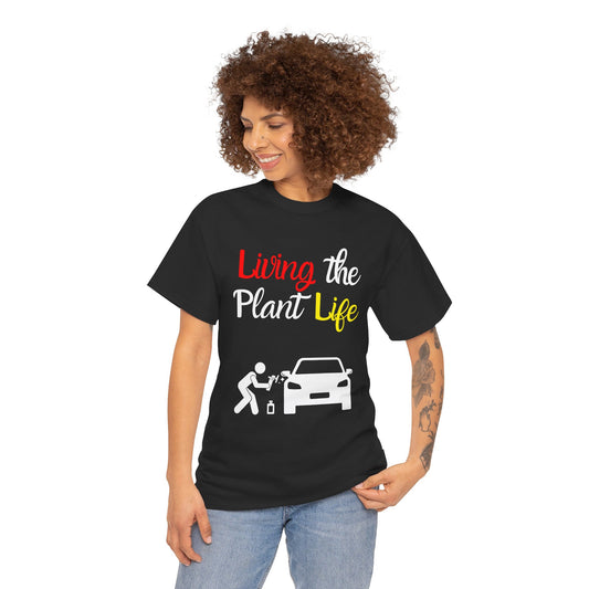 Unisex Heavy Cotton Graphic design (Living The Plant Life) T-shirt