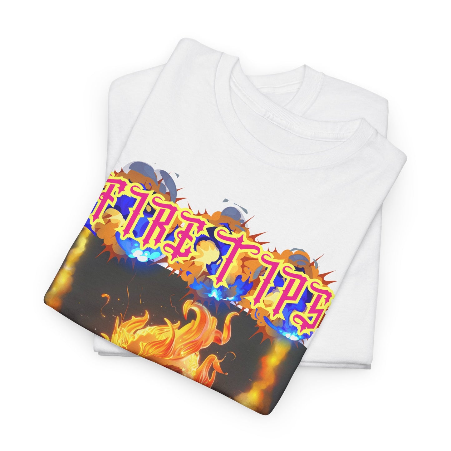 Unisex Heavy Cotton Graphic design (Fire Tip) T-shirt