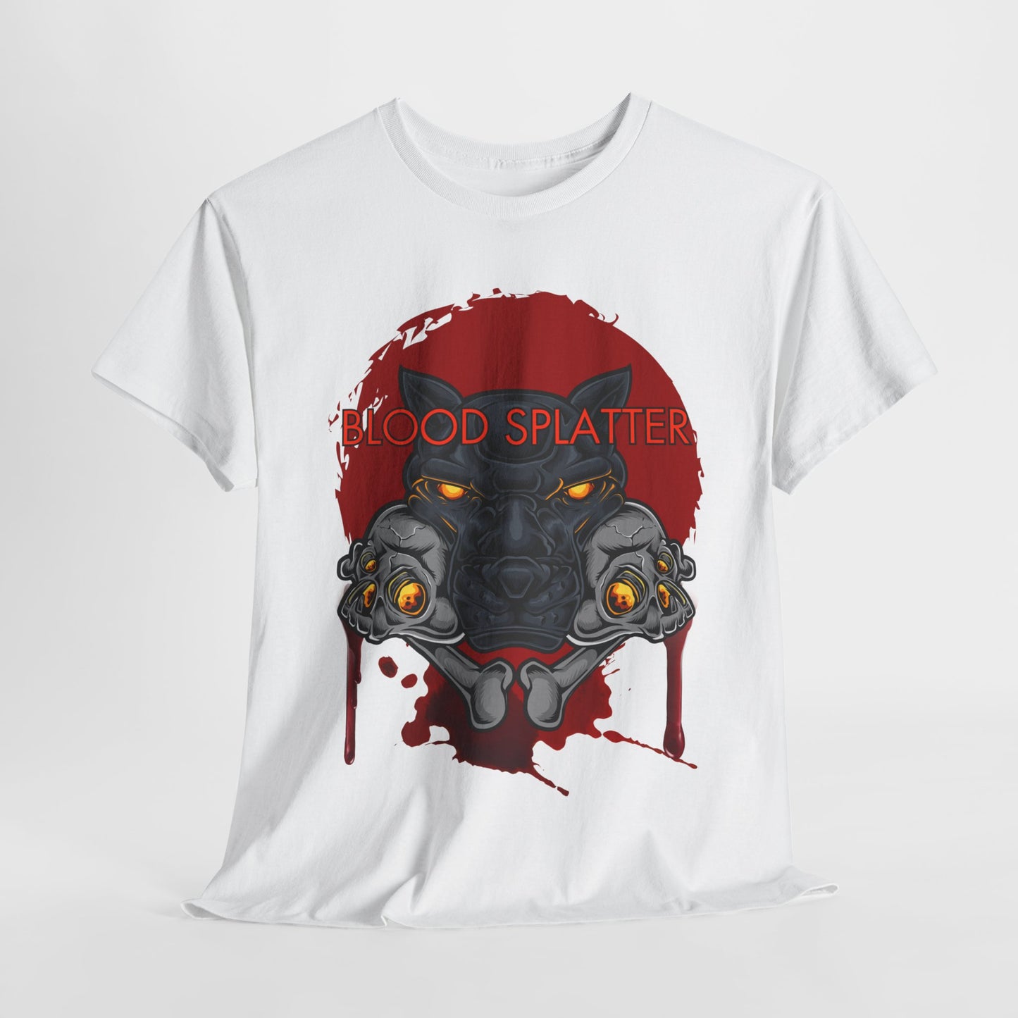 Unisex Heavy Cotton Graphic design (Blood Spatter) T-shirt