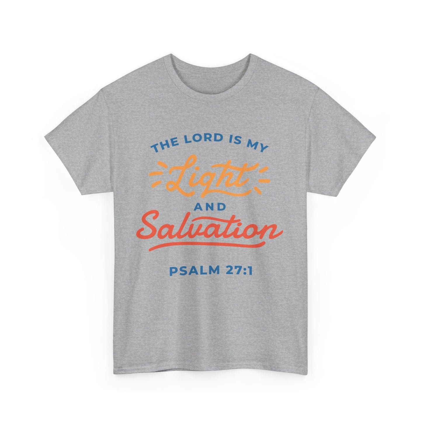 Unisex Heavy Cotton Graphic design (My Lord is my Light and Salvation) T-shirt