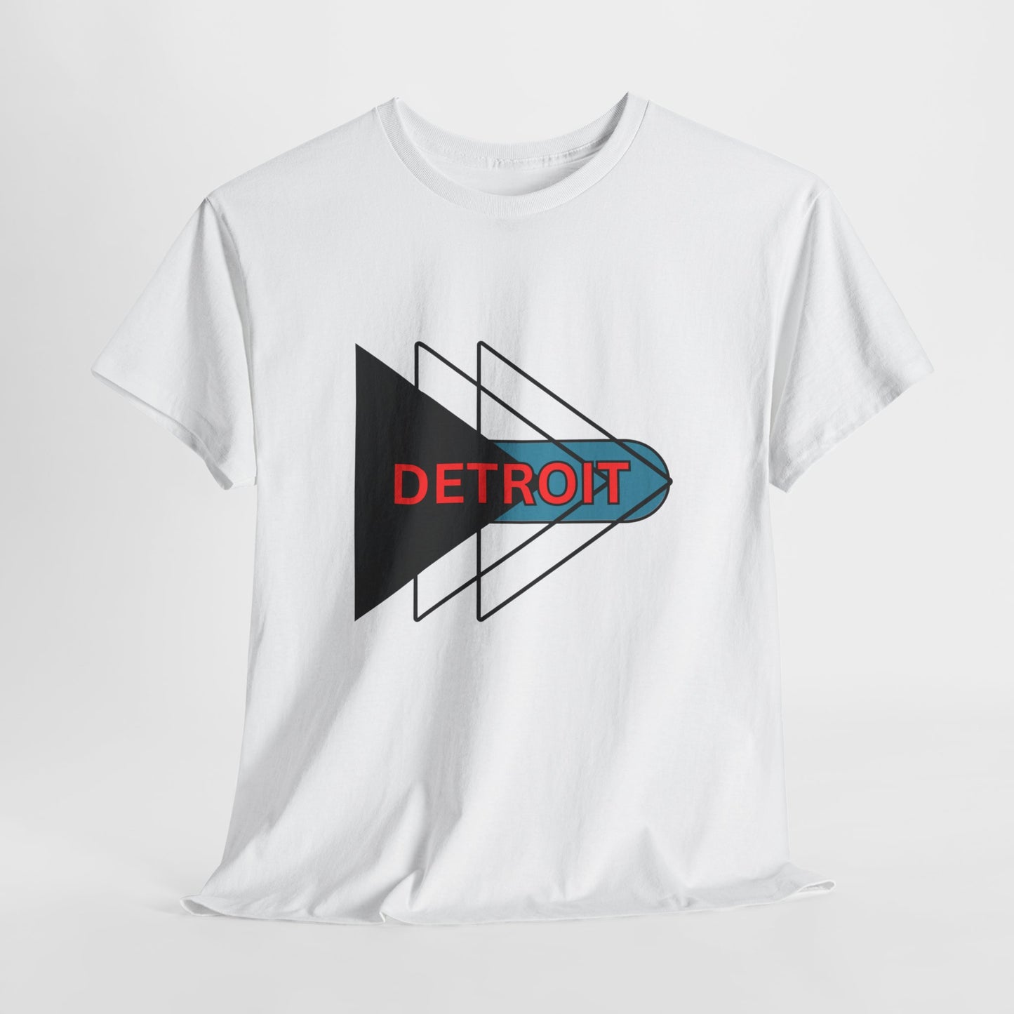 Unisex Heavy Cotton Graphic Design (Detroit) T-shirt