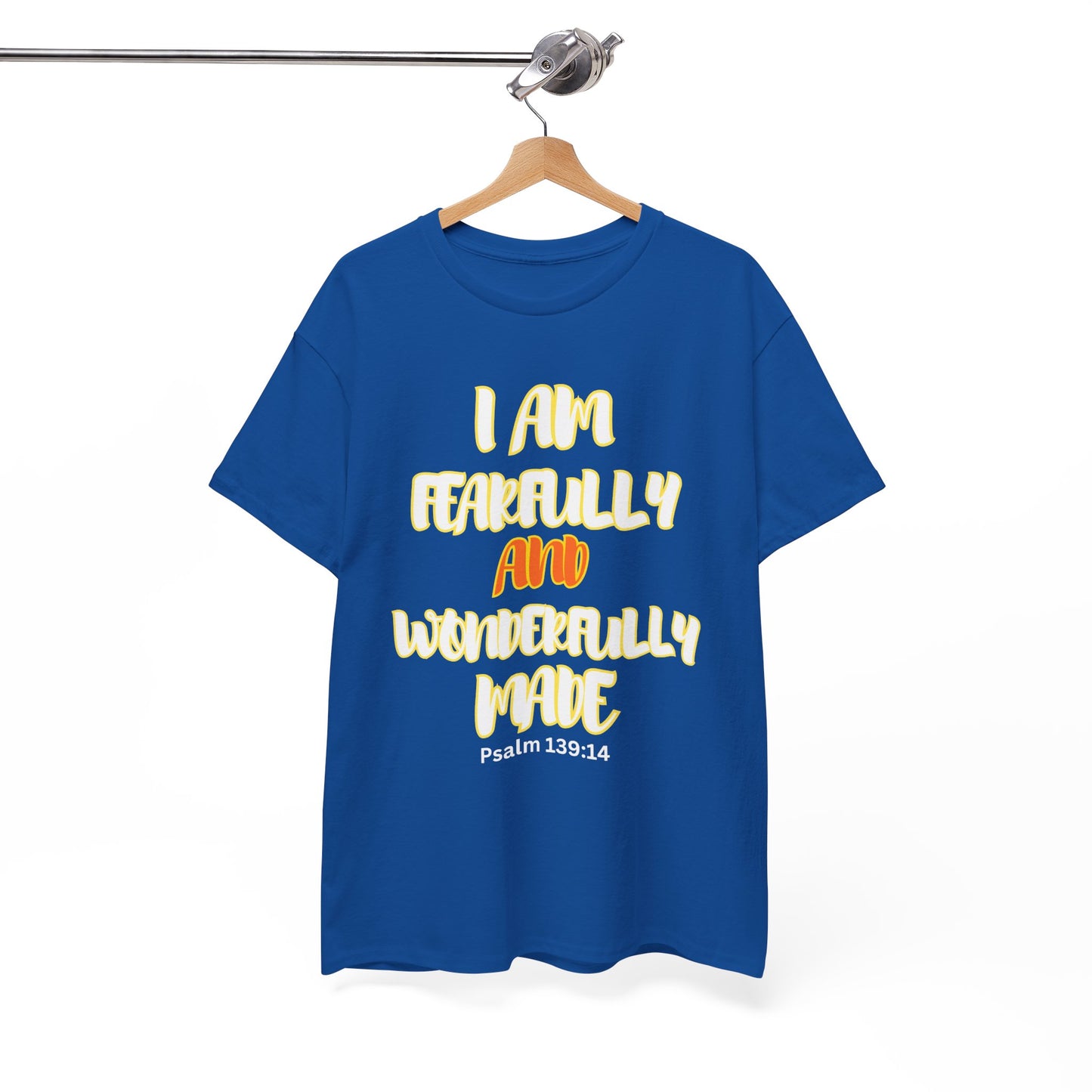 Unisex Heavy Cotton Graphic design (I Am Fearfully and Wonderfully Made) T-shirt