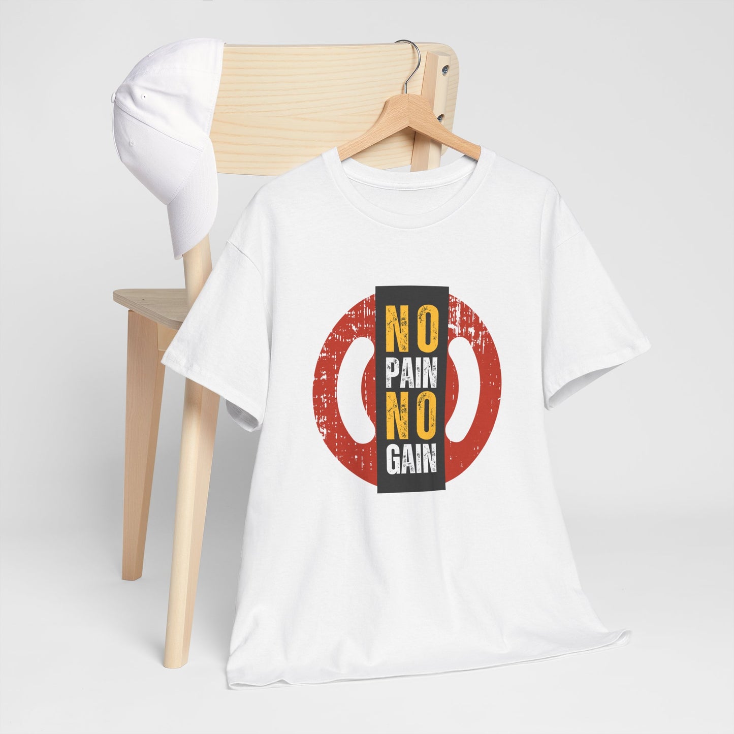 Unisex Heavy Cotton Graphic design (No Pain No Gain) T-shirt