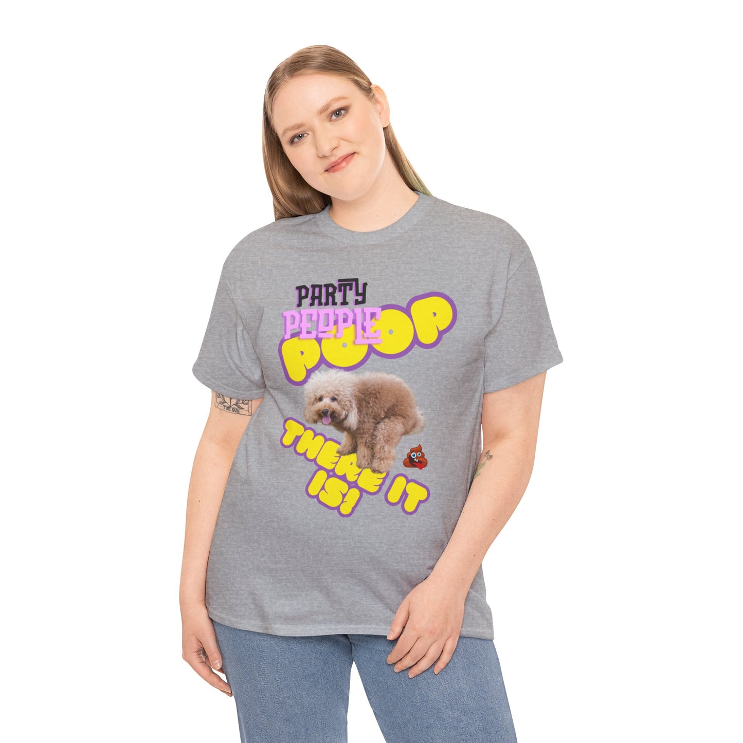 Unisex Heavy Cotton Graphic design (Poop There it is!) T-shirt