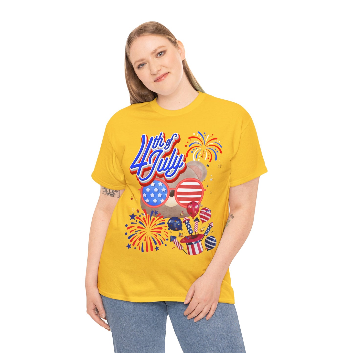 Unisex Heavy Cotton Graphic design (4th of July) T-shirt