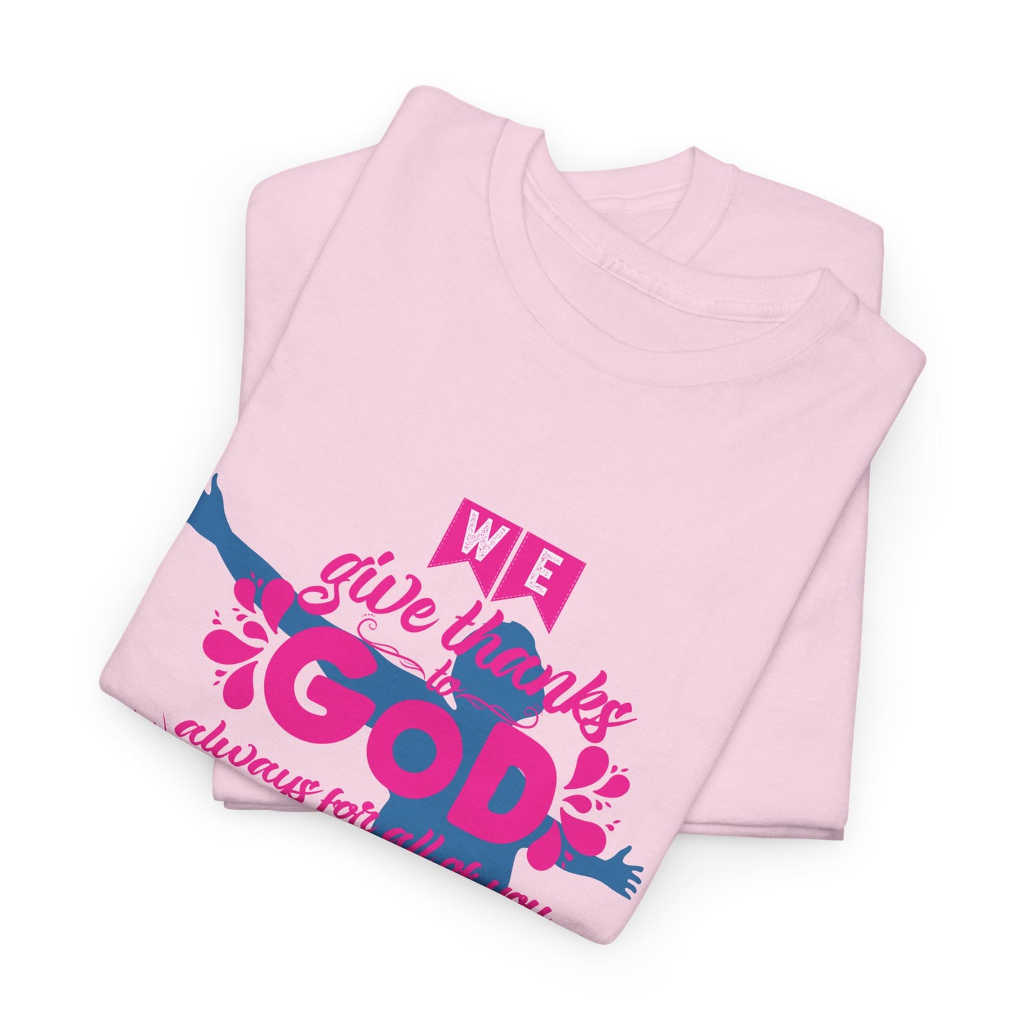 Unisex Heavy Cotton Graphic design (Through God) T-shirts