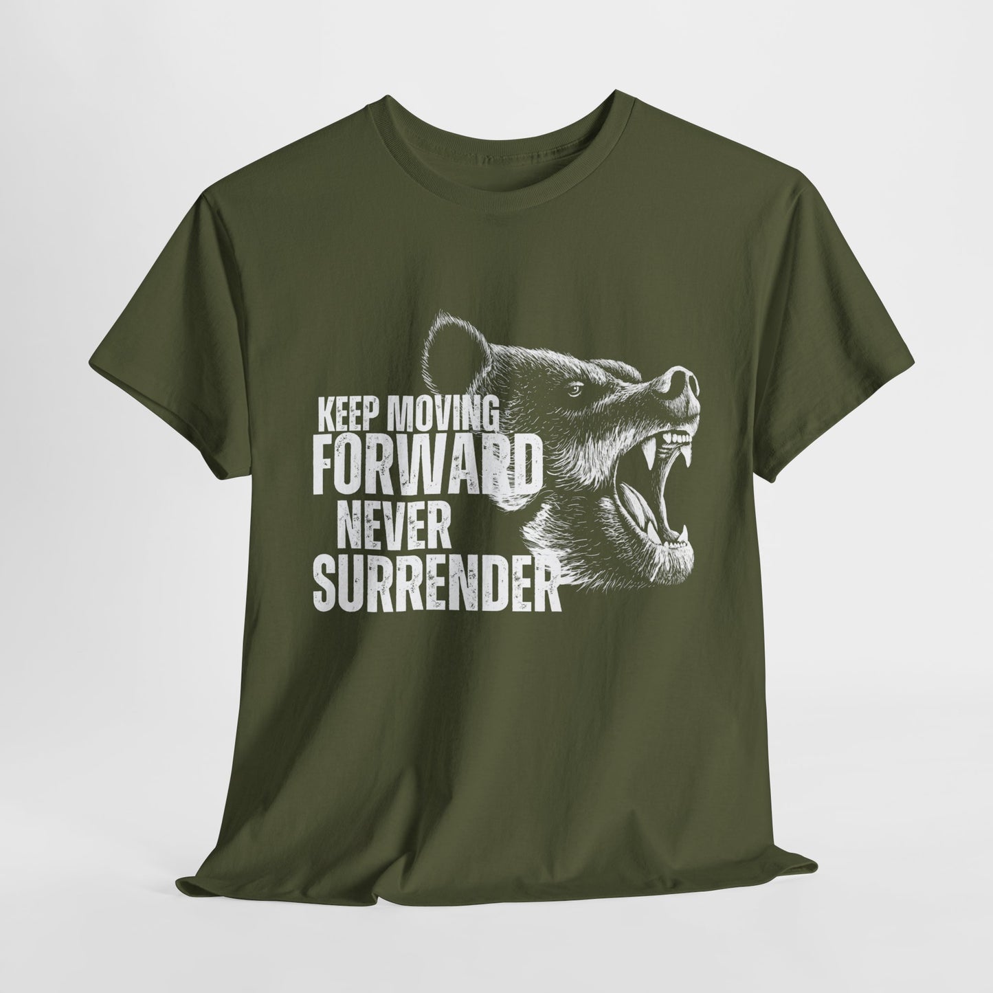 Unisex Heavy Cotton Graphic design (Never Surrender) T-shirt