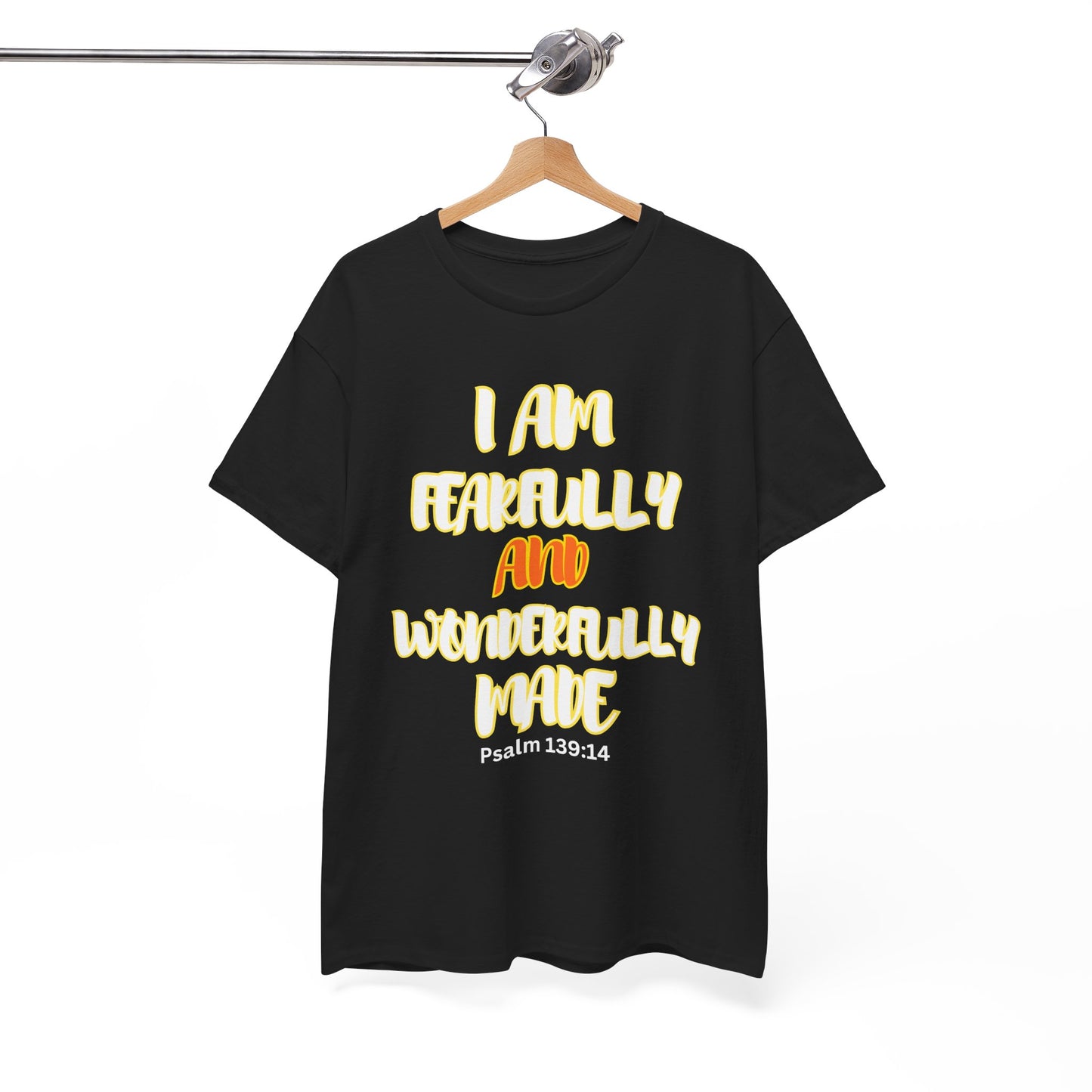 Unisex Heavy Cotton Graphic design (I Am Fearfully and Wonderfully Made) T-shirt