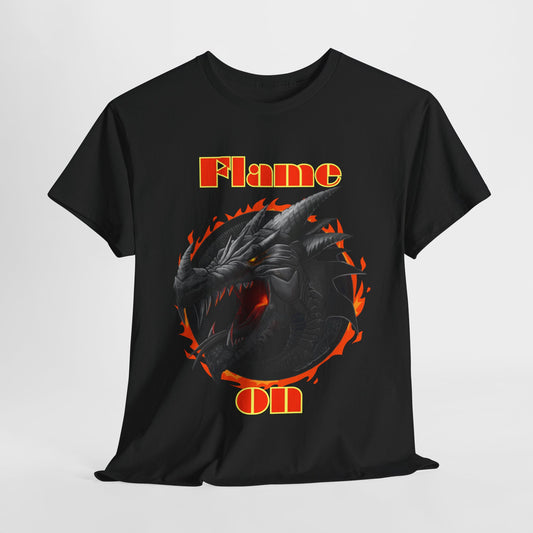 Unisex Heavy Cotton Graphic Design (Flame On) T-shirt