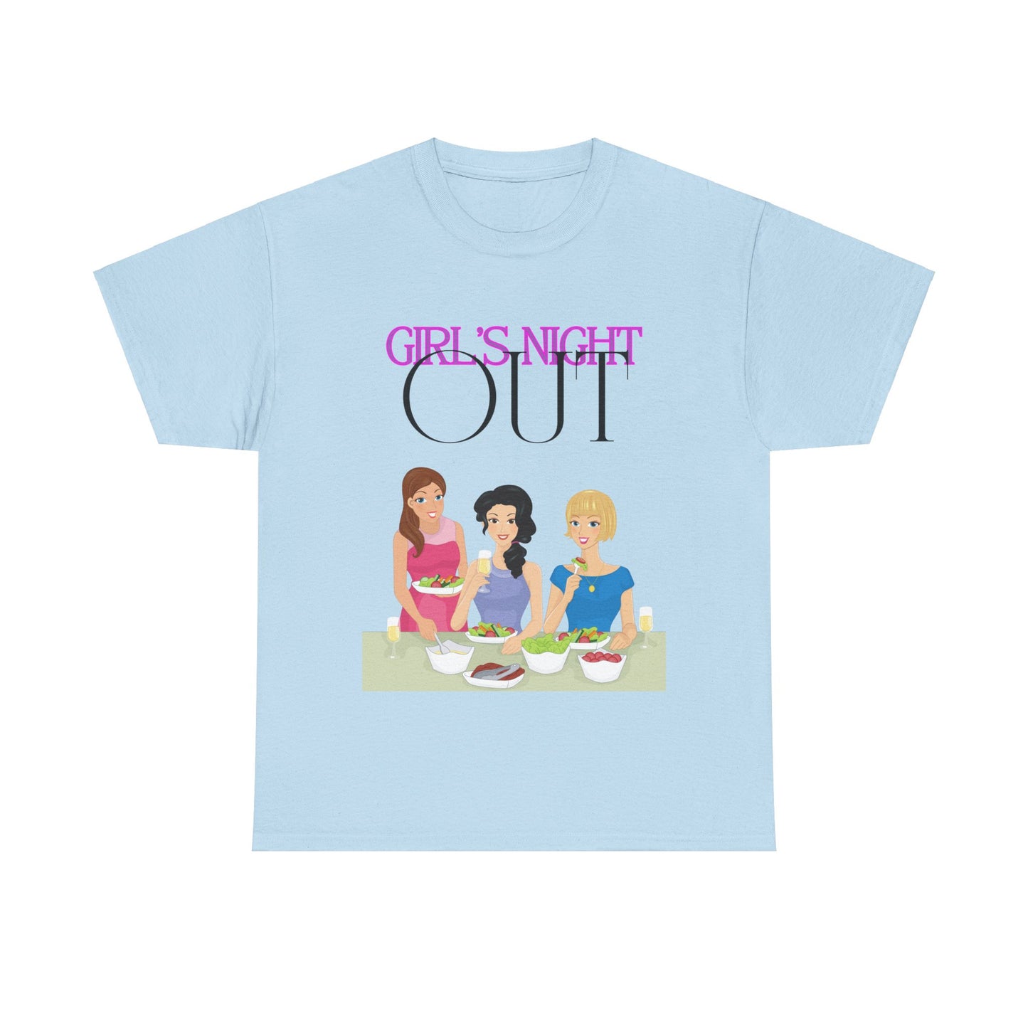 Unisex Heavy Cotton Graphic design (Girl's Night Out) T-shirt