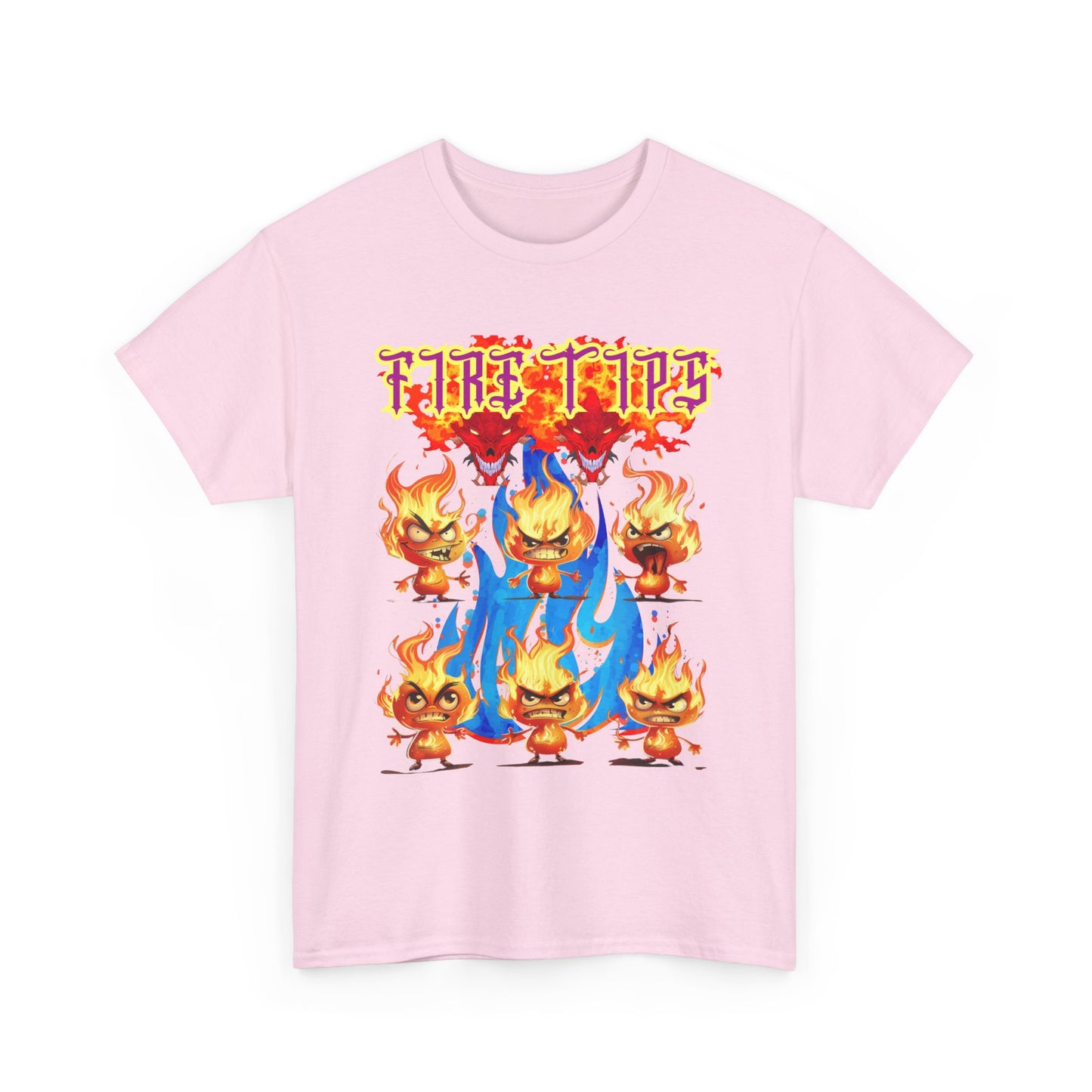 Unisex Heavy Cotton Graphic design (Fire Tips)  T-shirt