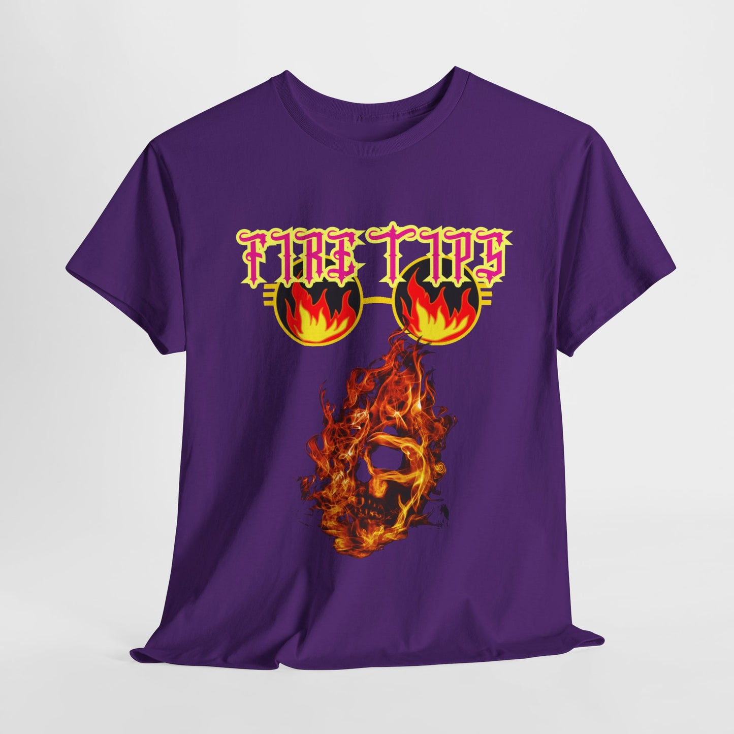 Unisex Heavy Cotton Graphic design (Fire Tips) T-shit