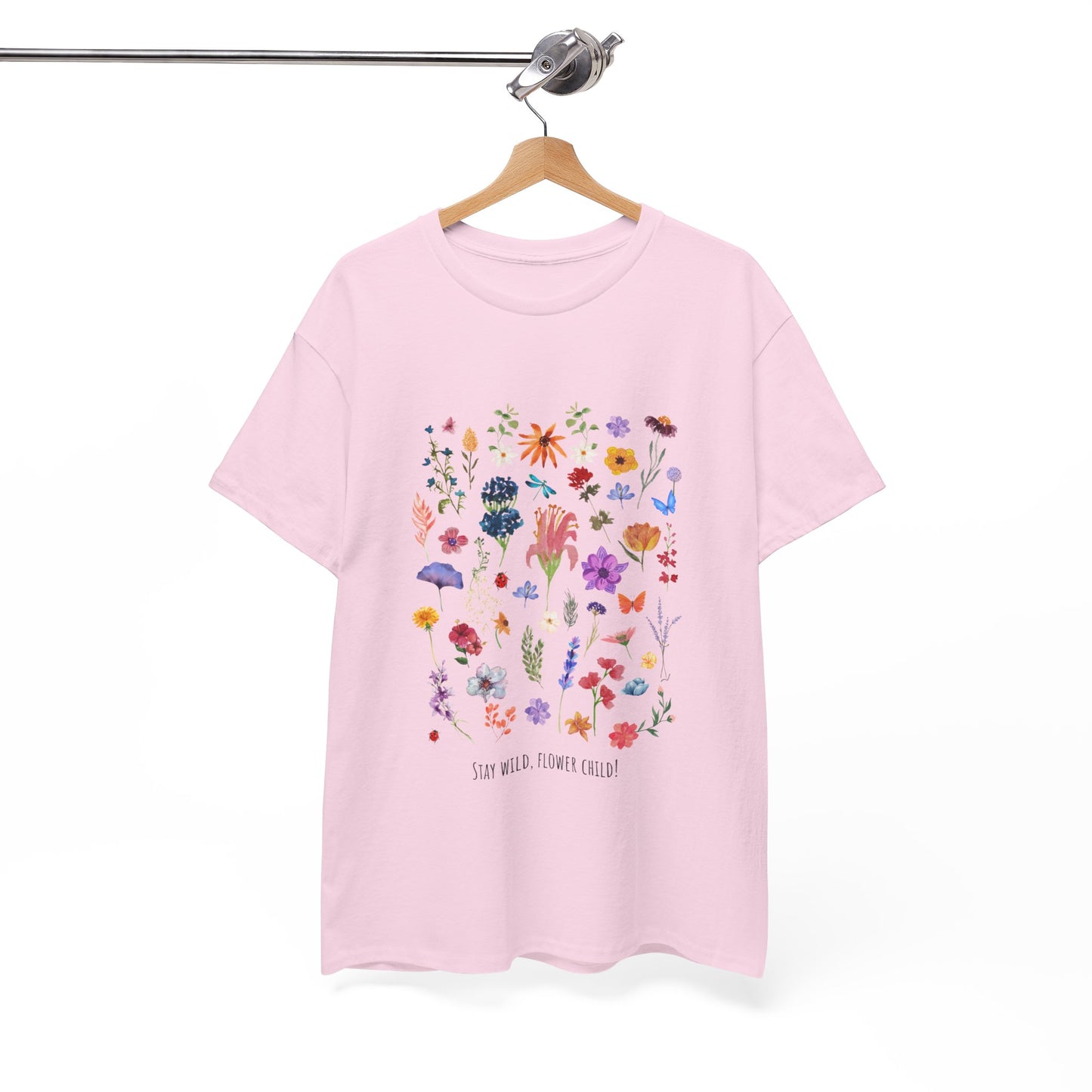 Unisex Heavy Cotton Graphic design (Flowers) T-shirt