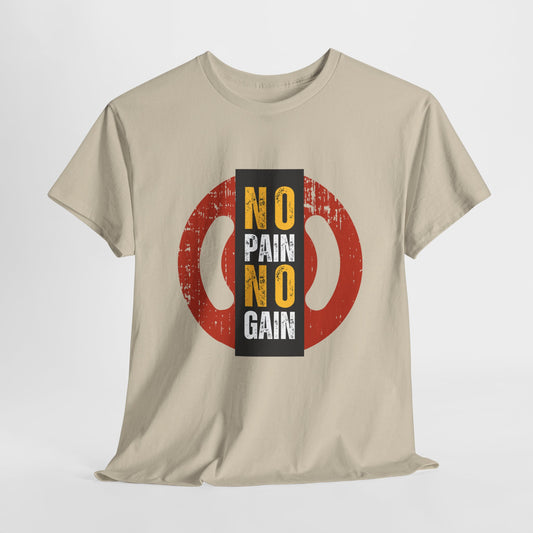 Unisex Heavy Cotton Graphic design (No Pain No Gain) T-shirt