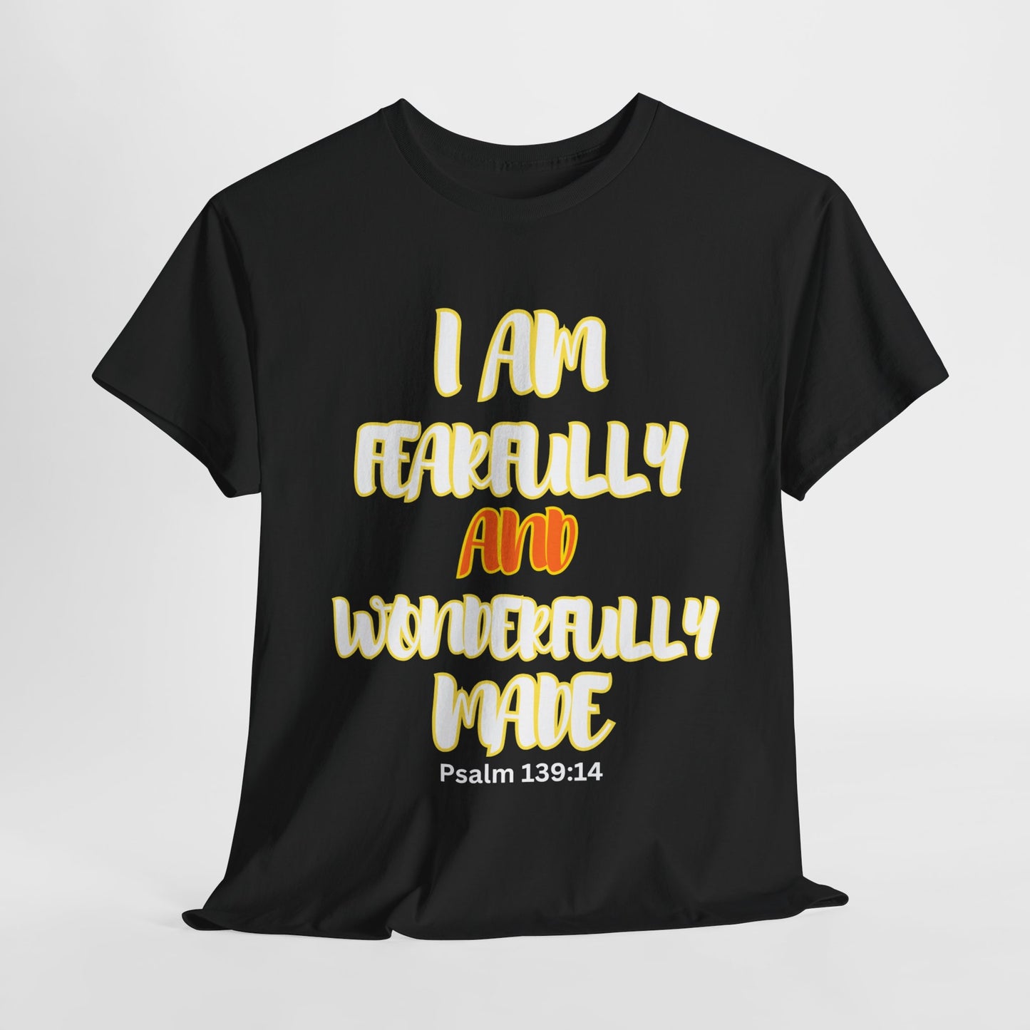 Unisex Heavy Cotton Graphic design (I Am Fearfully and Wonderfully Made) T-shirt