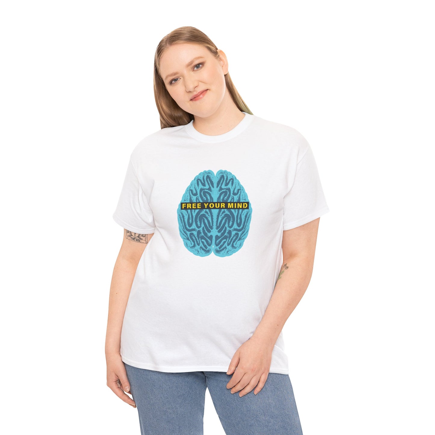 Unisex Heavy Cotton Graphic design (Free Your Mind) T-shirt