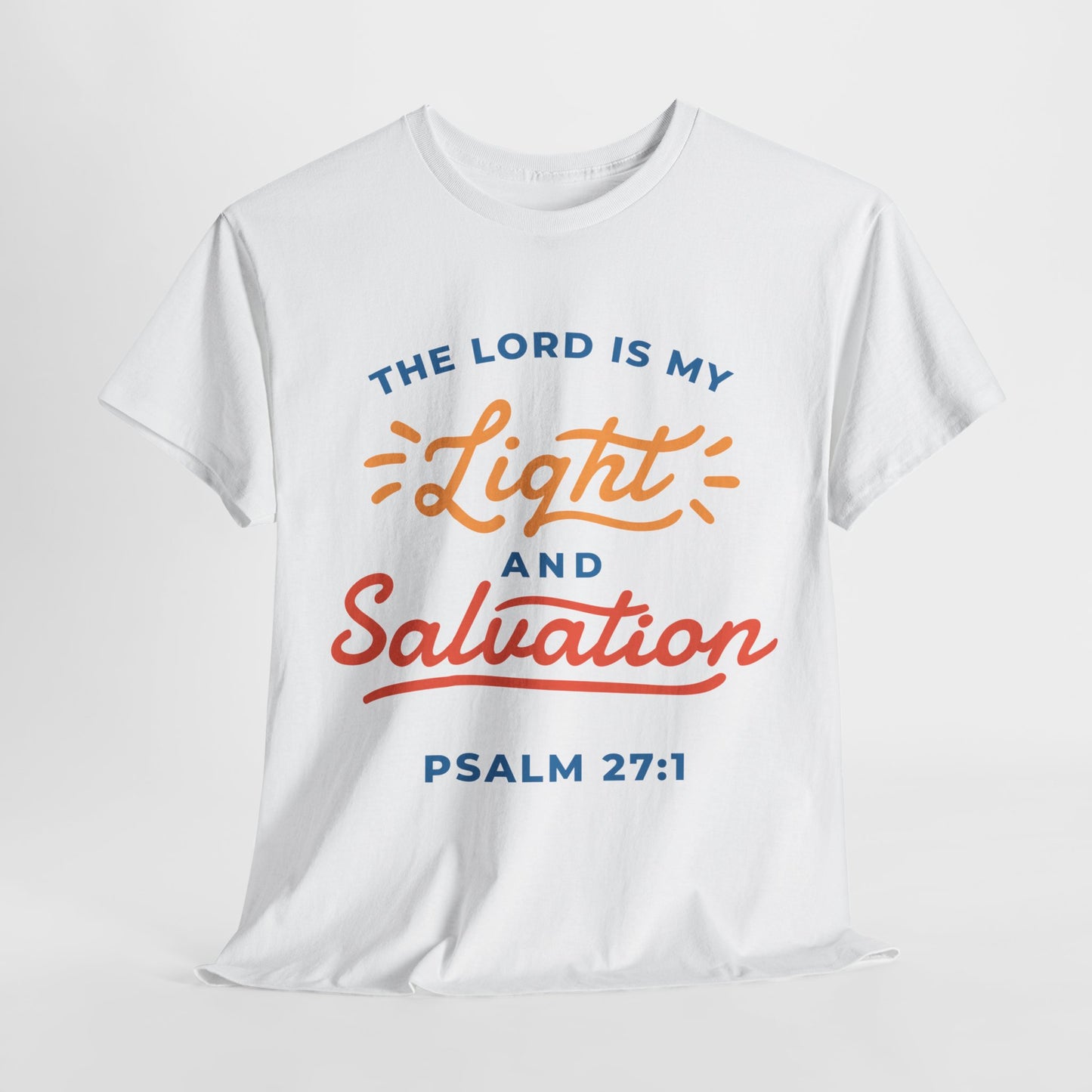 Unisex Heavy Cotton Graphic design (My Lord is my Light and Salvation) T-shirt