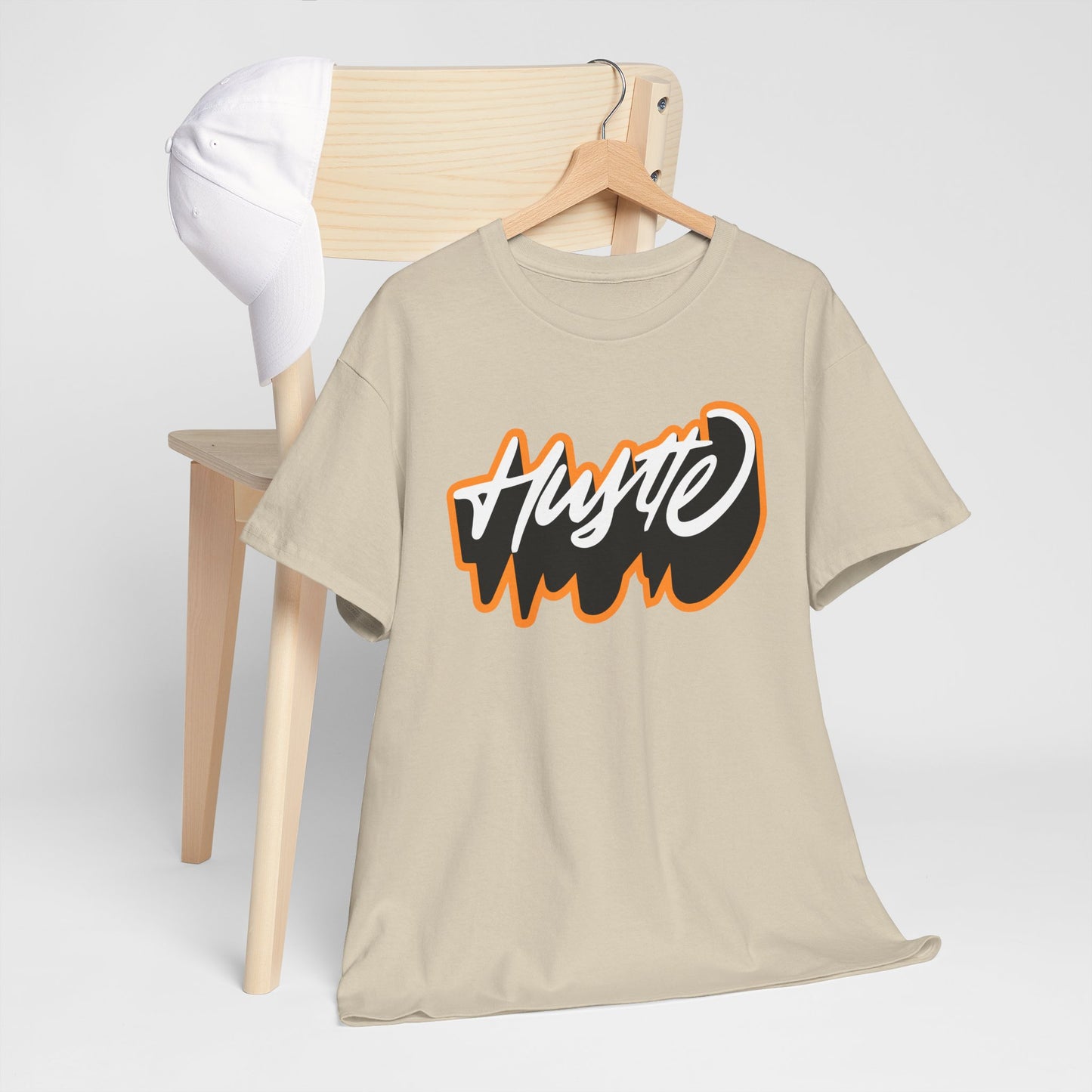 Unisex Heavy Cotton Graphic design (Hustle) T-shirt