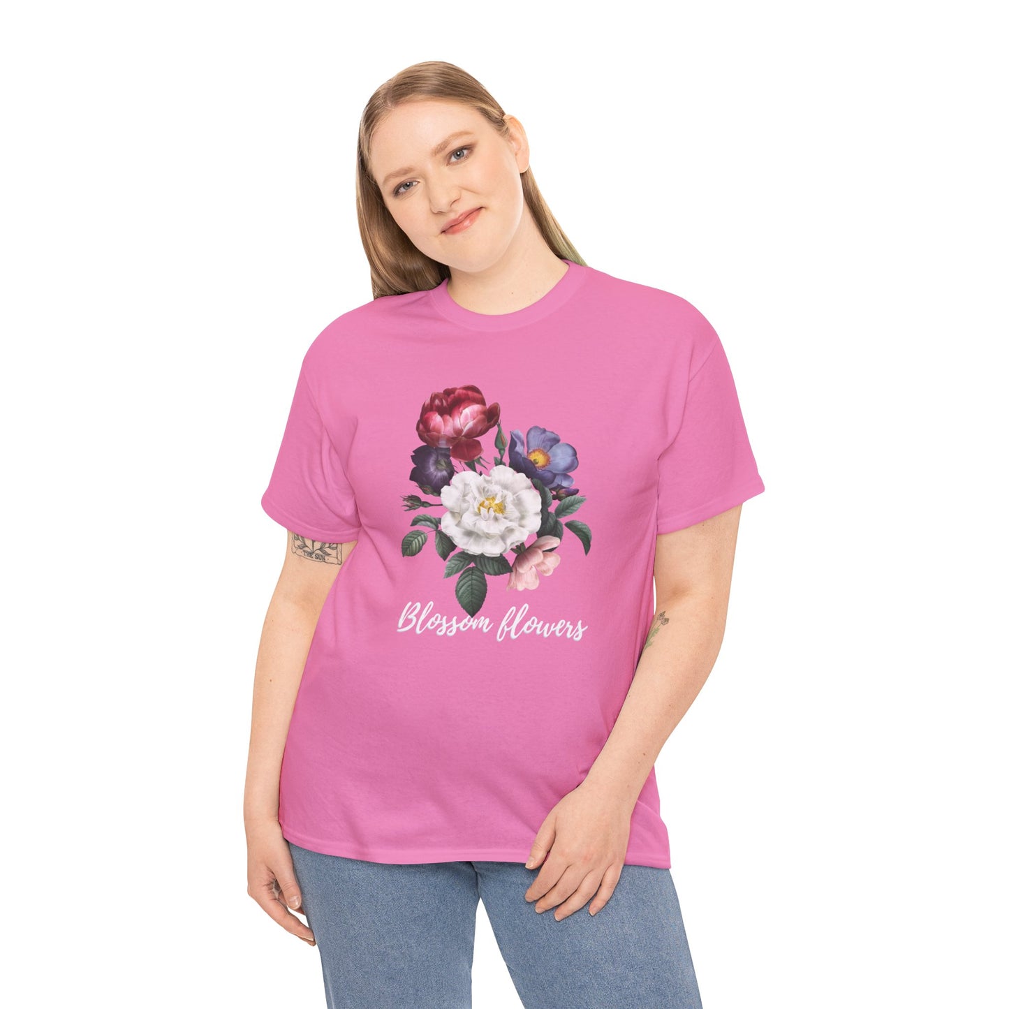 Unisex Heavy Cotton graphic design (Blossom Flowers) T-shirt