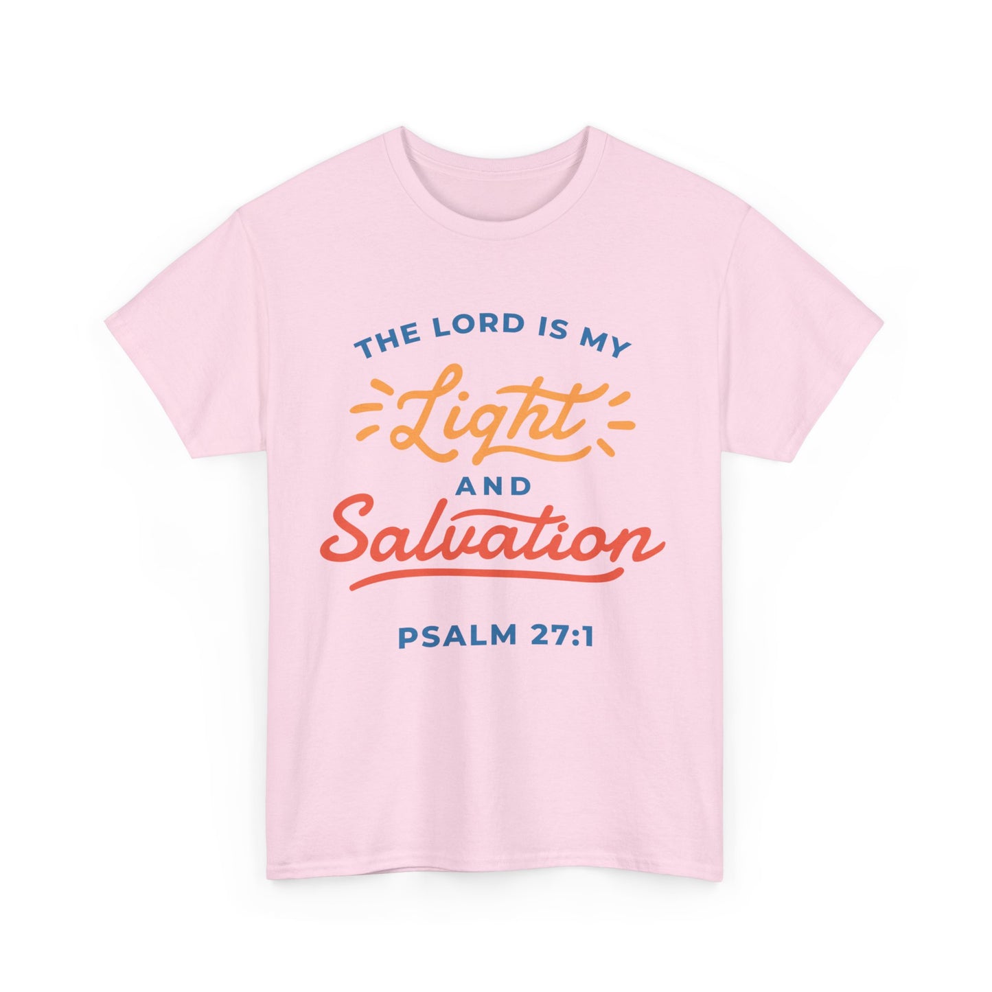 Unisex Heavy Cotton Graphic design (My Lord is my Light and Salvation) T-shirt